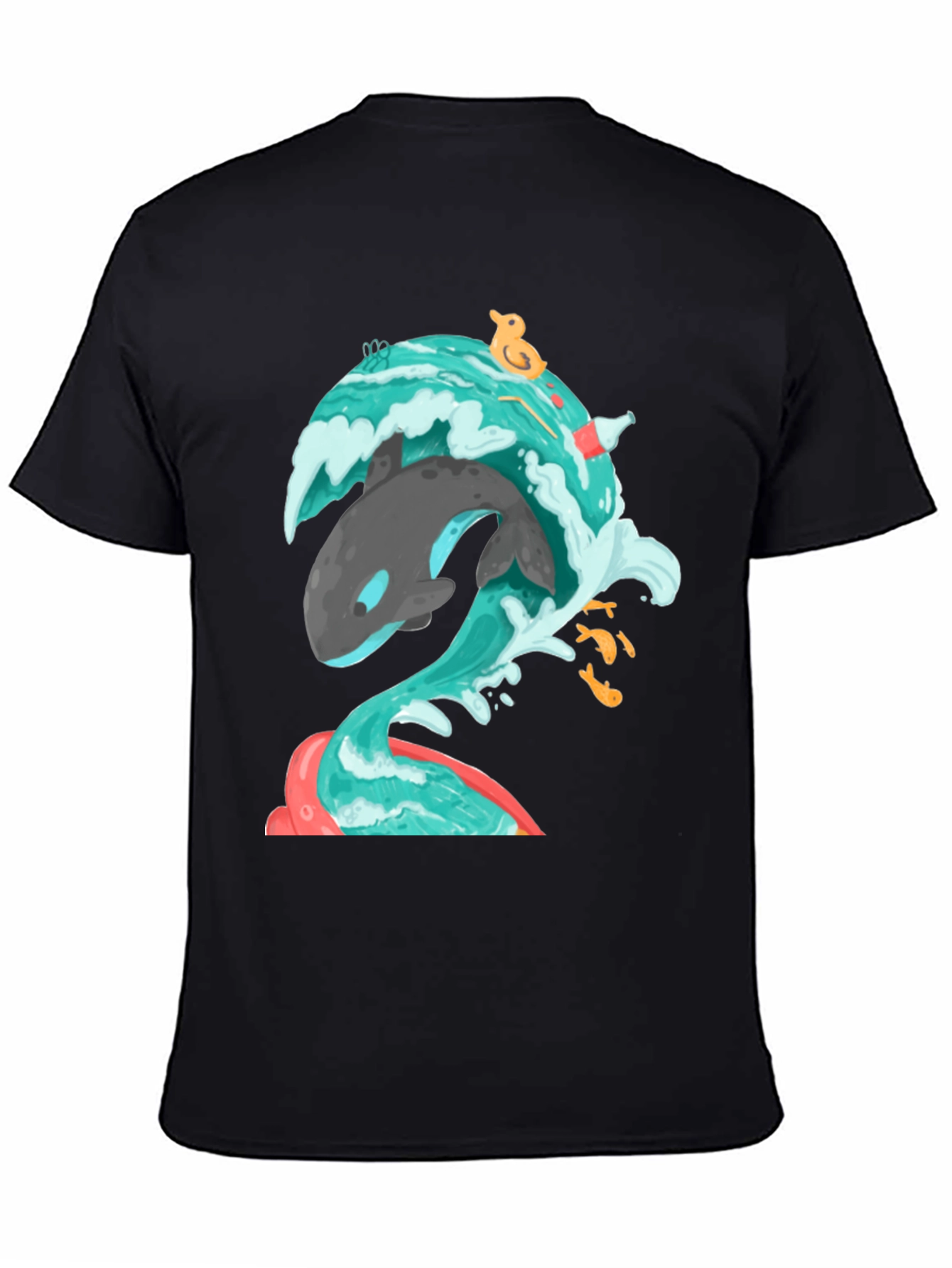 Whimsical Whale Tee - Unique Graphic Print