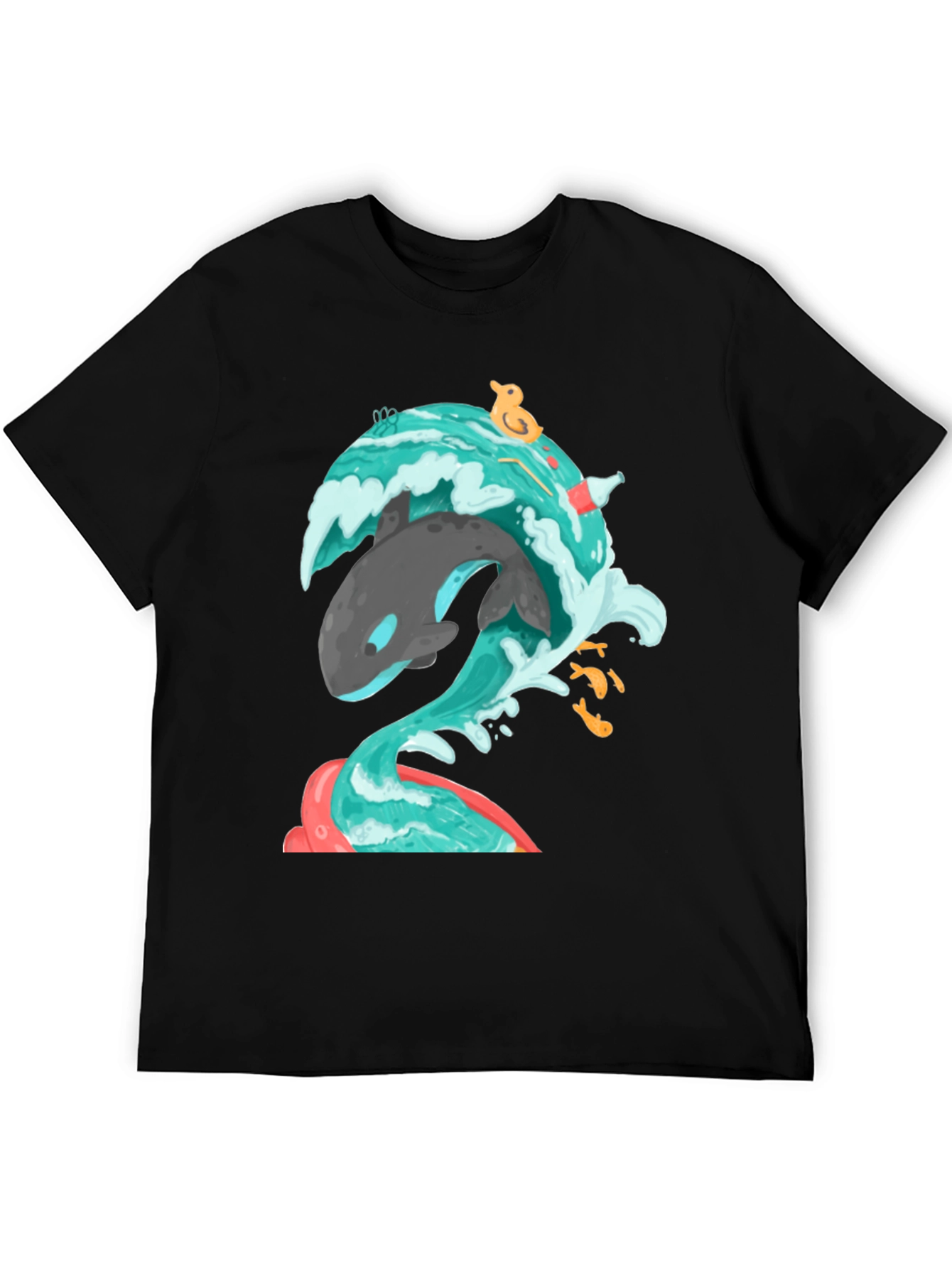 Whimsical Whale Tee - Unique Graphic Print