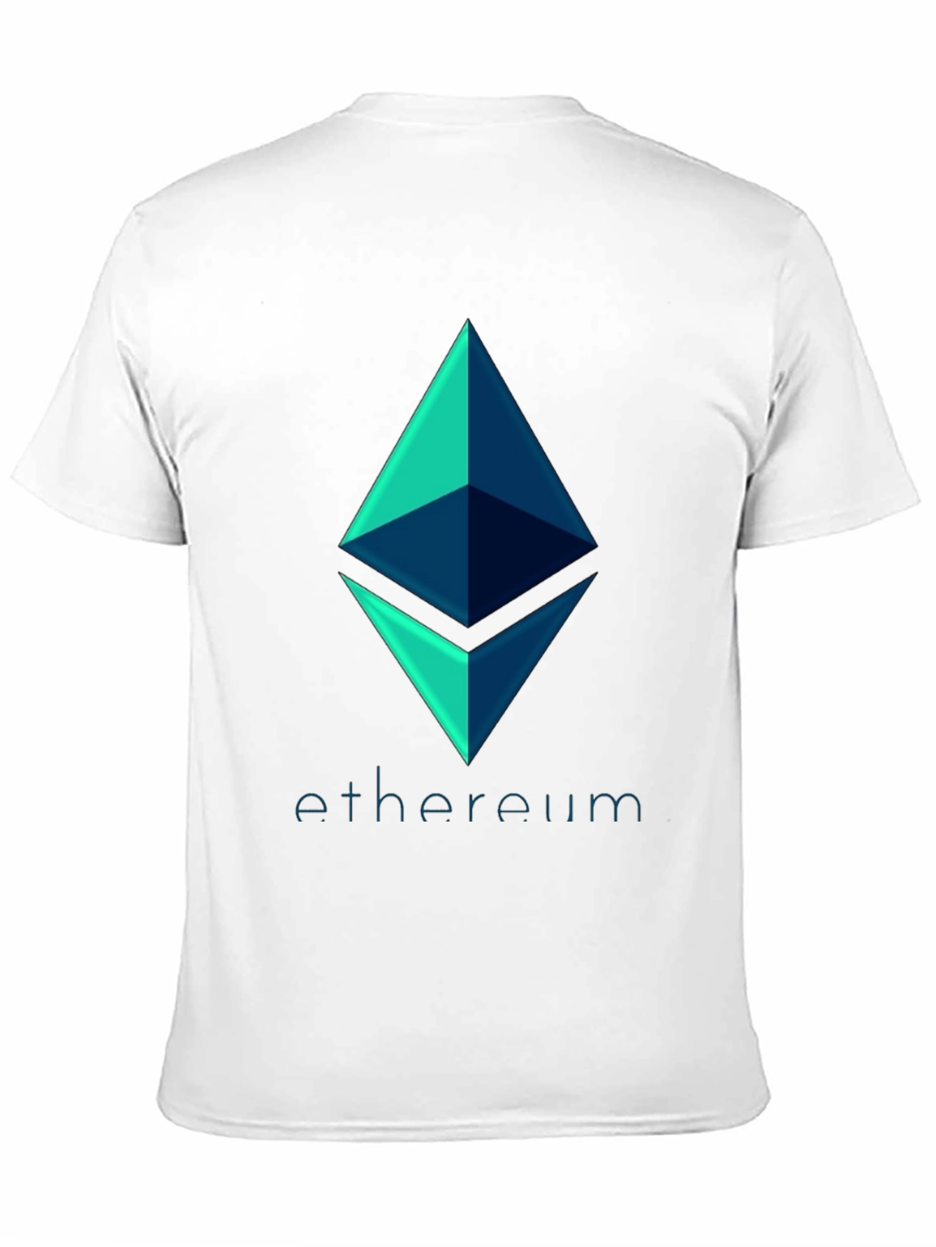 Ethereum Crypto Logo Black T-Shirt