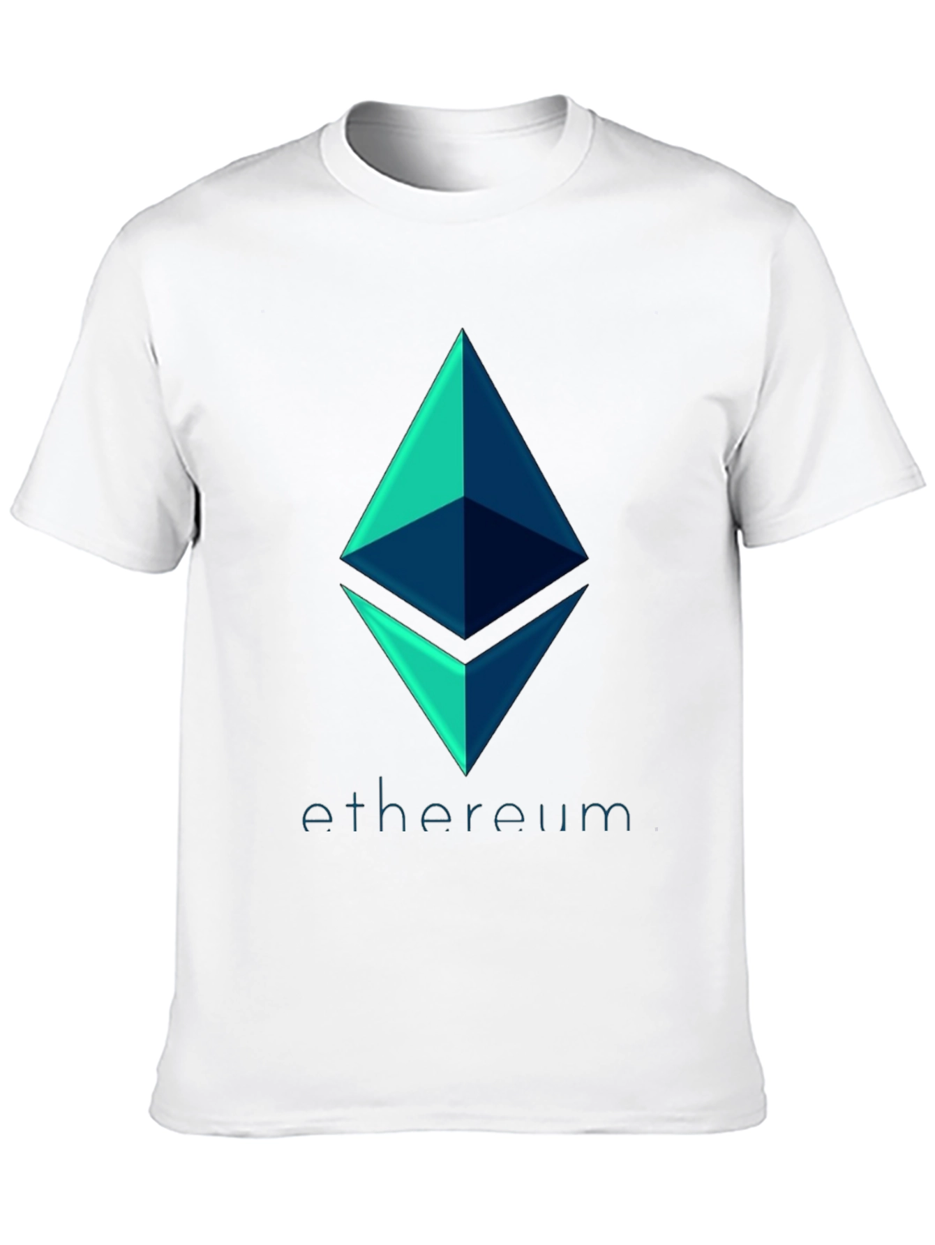 Ethereum Crypto Logo Black T-Shirt