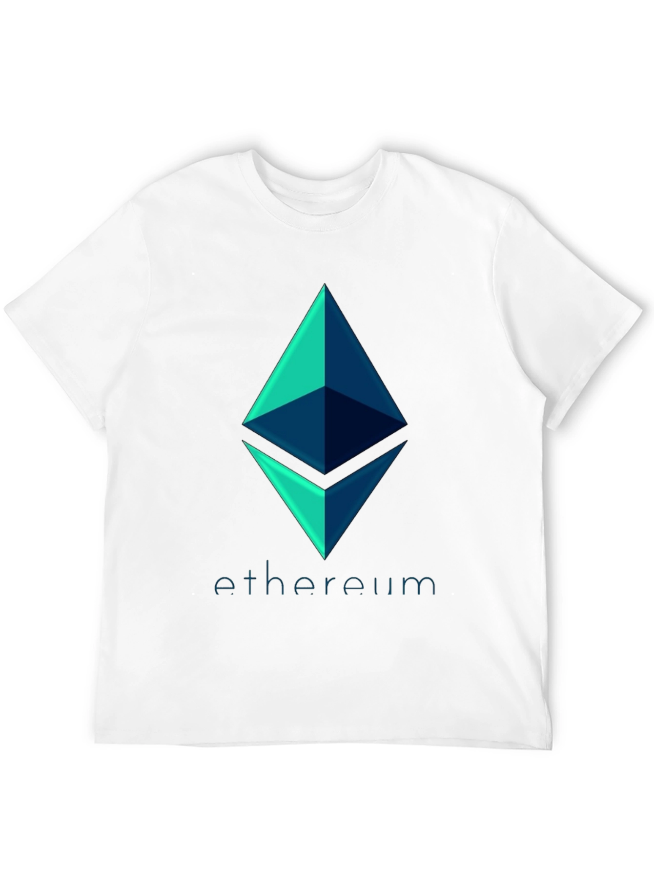 Ethereum Crypto Logo Black T-Shirt