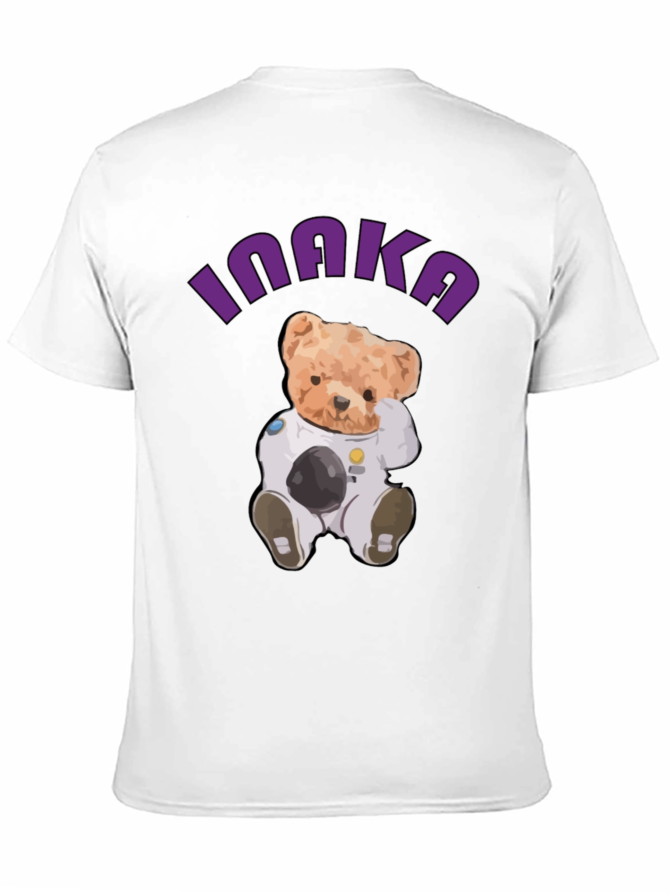 Teddy Astronaut Black T-Shirt