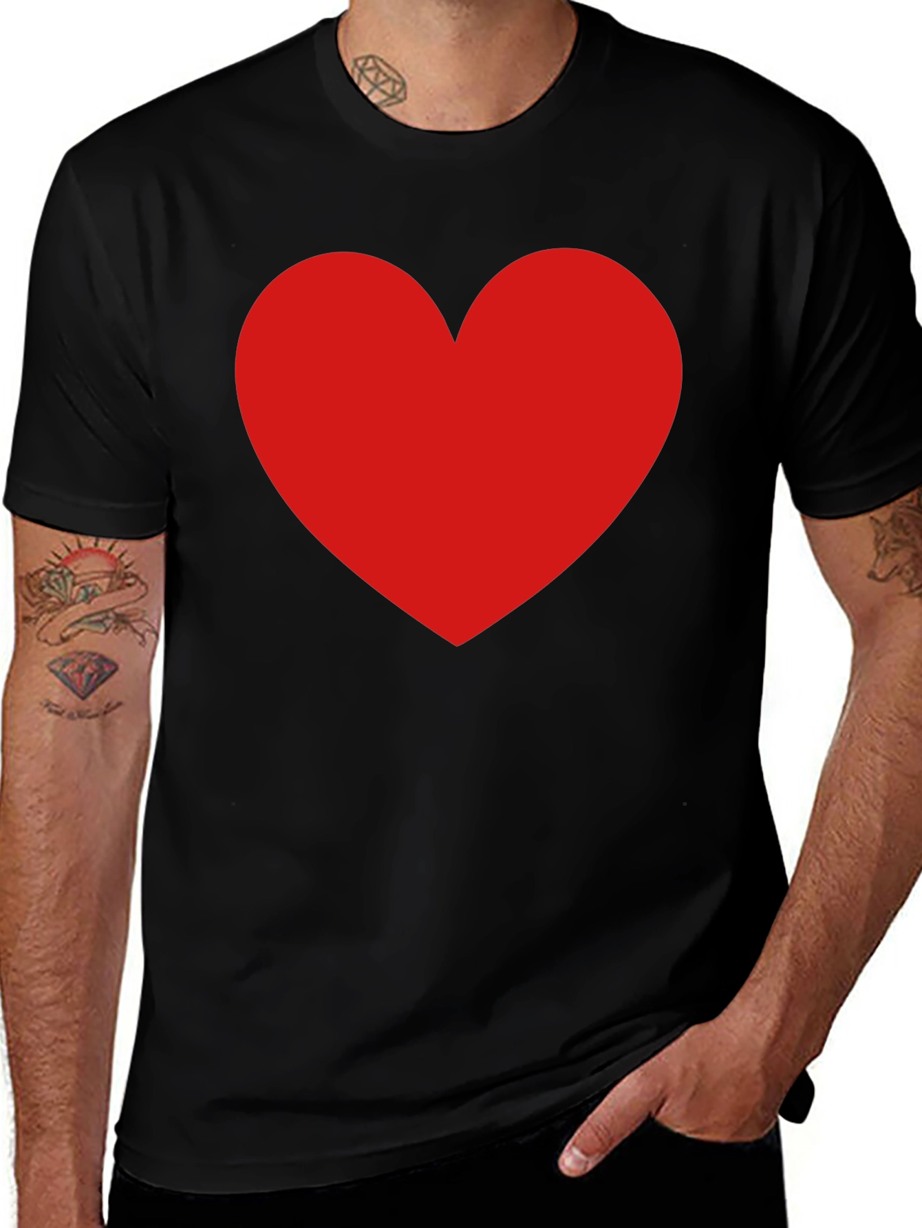 Heart Graphic Tee - Lovecore Fashion