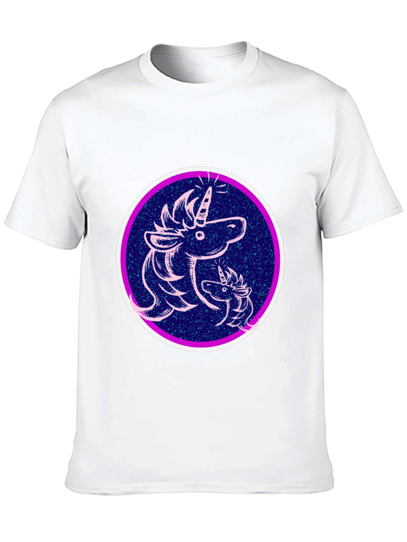 Unicorn Graphic Black T-Shirt