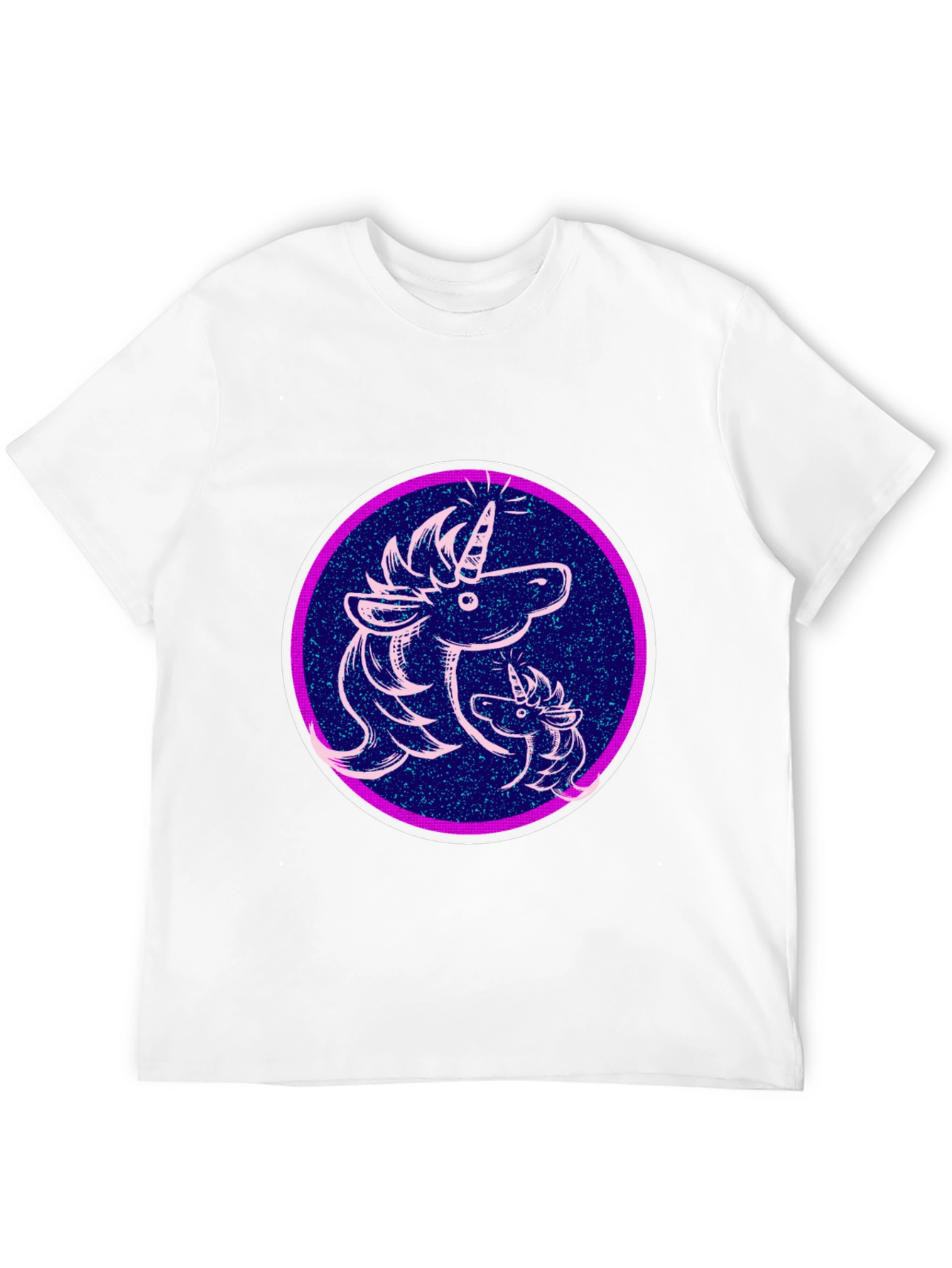 Unicorn Graphic Black T-Shirt