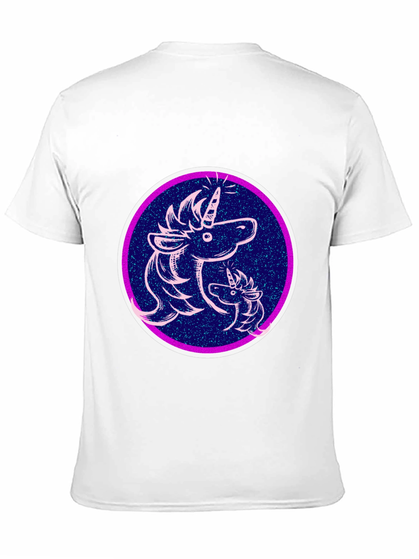 Unicorn Graphic Black T-Shirt