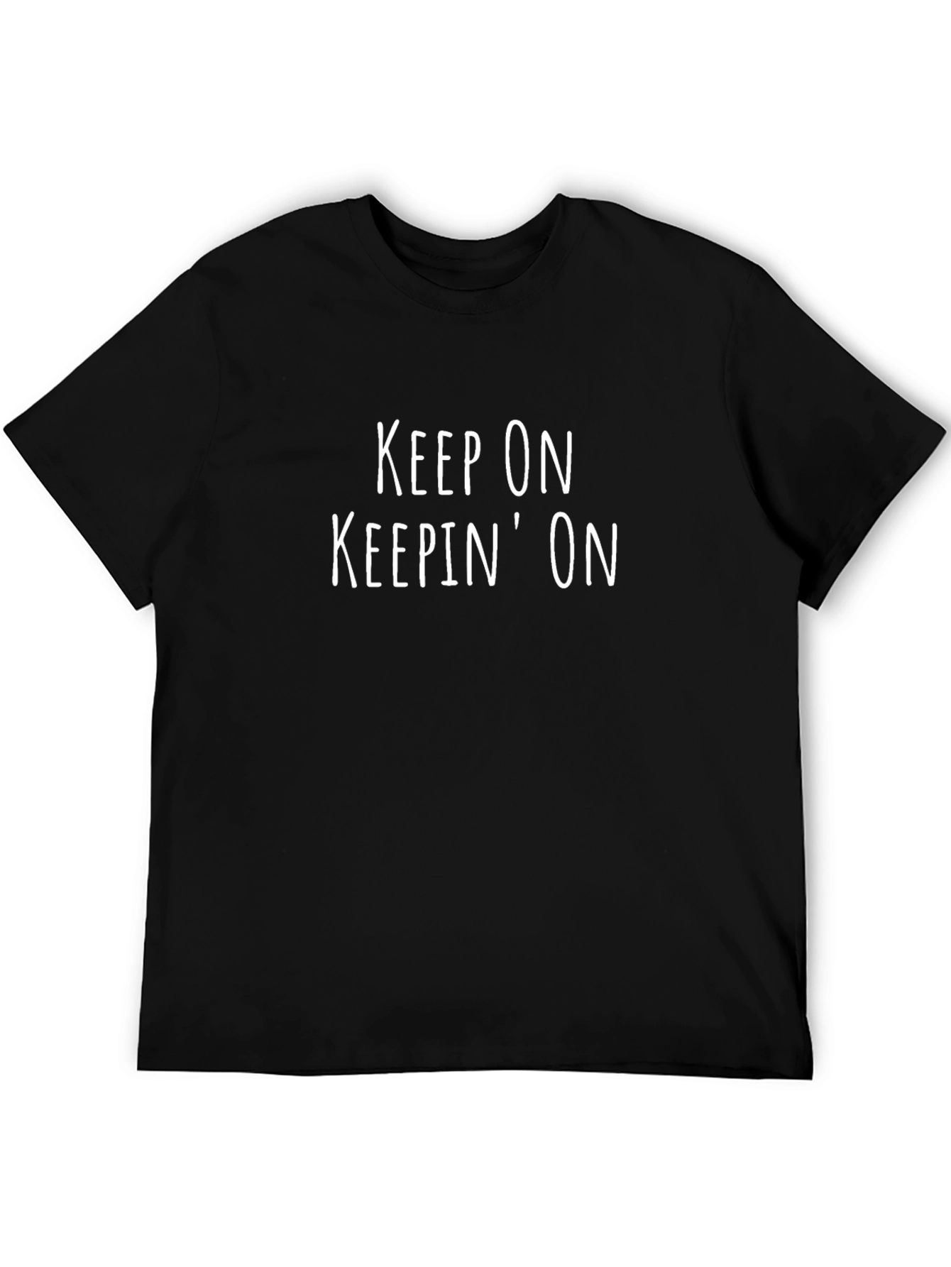 Keep On Keepin On Black Graphic Tee