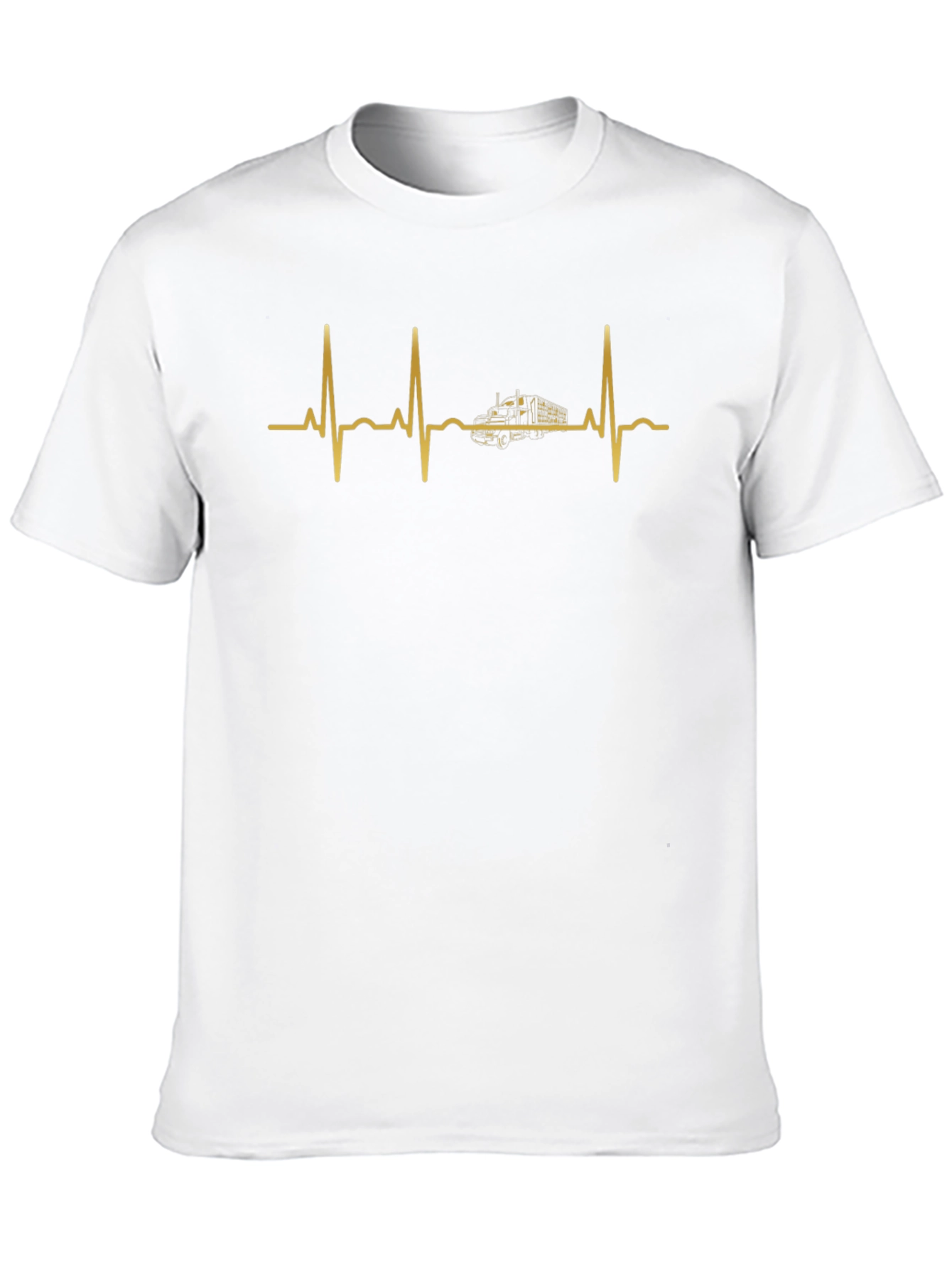 Truck Heartbeat T-Shirt - Drivers Life