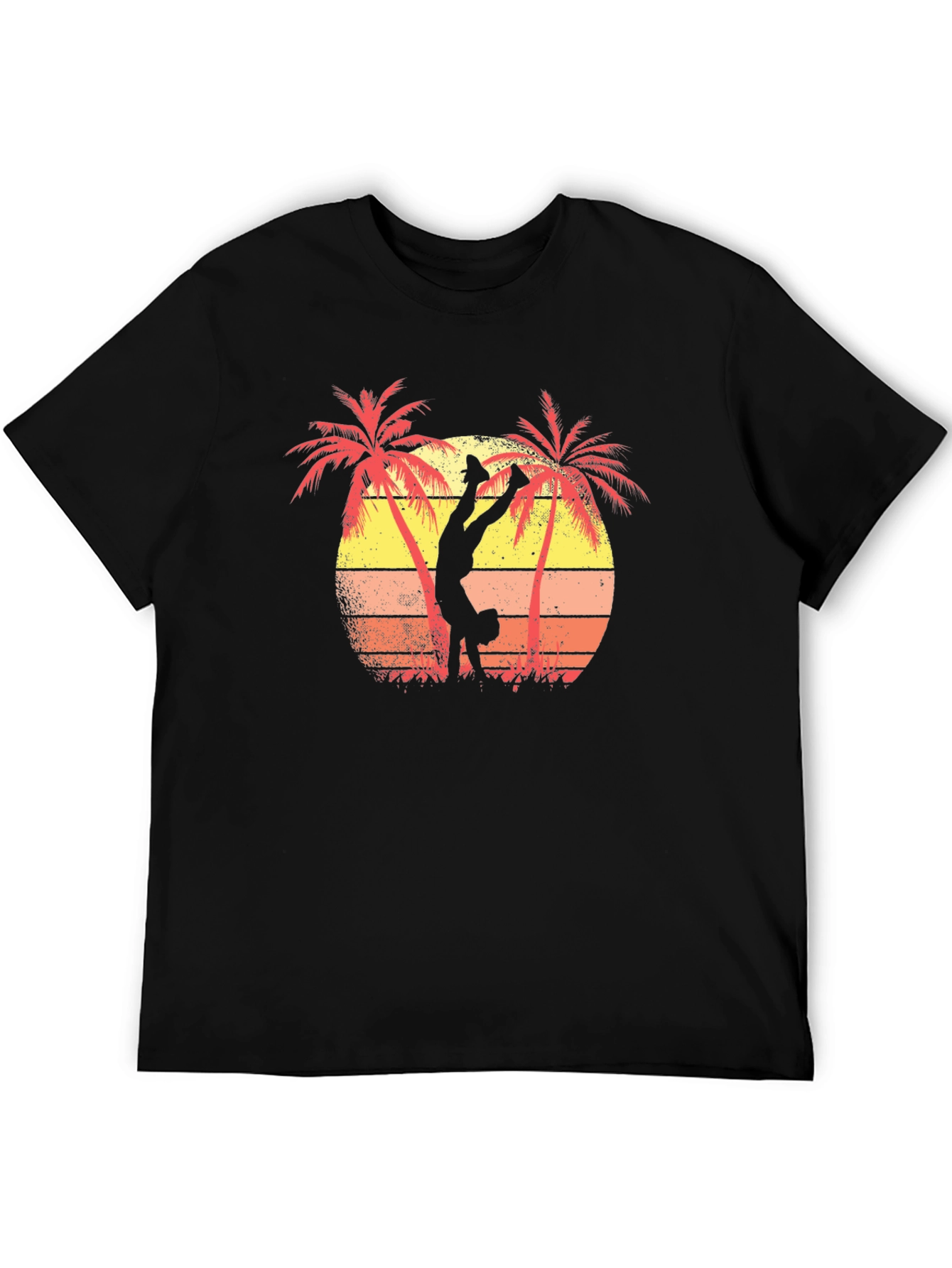 Retro Sunset Handstand Tee