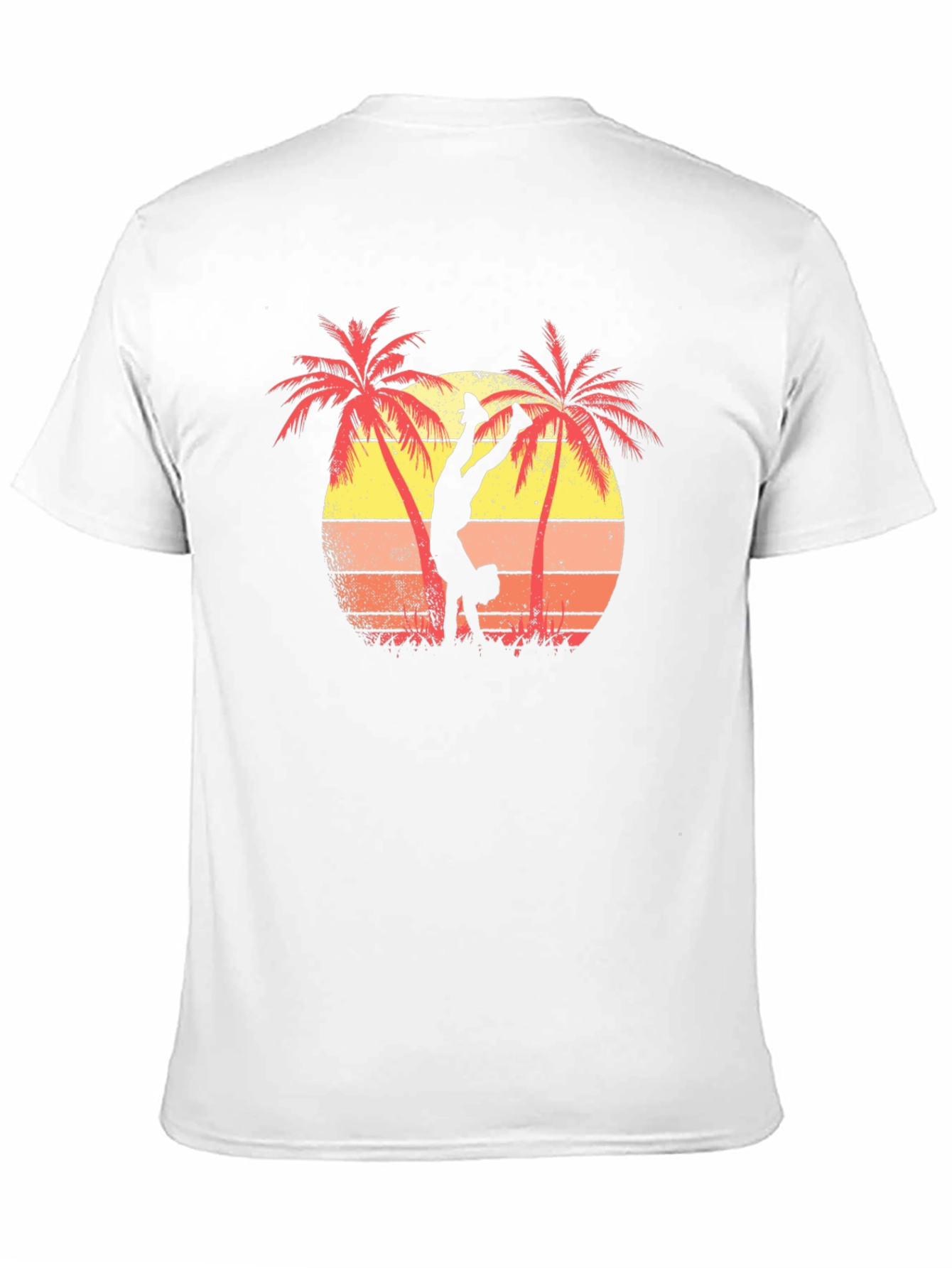 Retro Sunset Handstand Tee