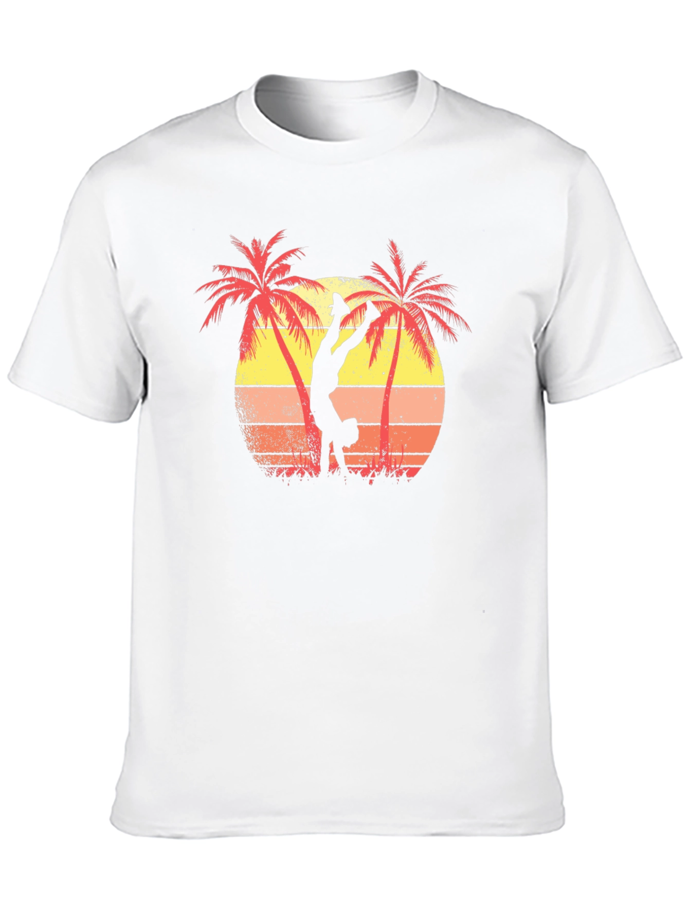 Retro Sunset Handstand Tee