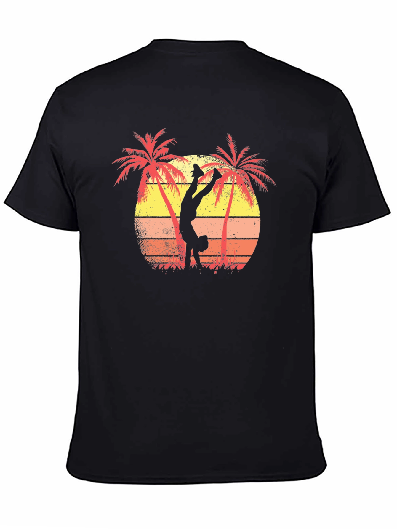 Retro Sunset Handstand Tee