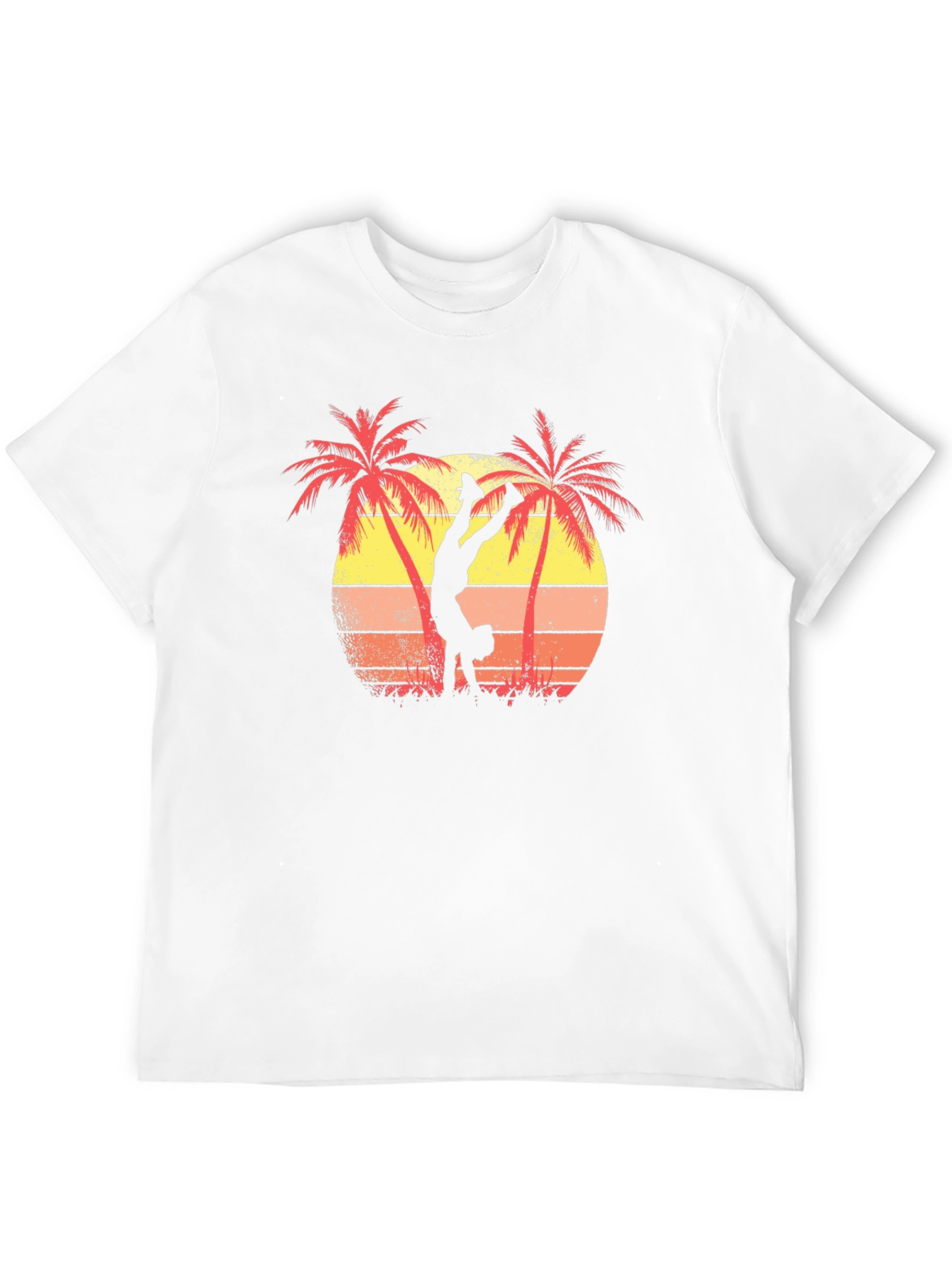 Retro Sunset Handstand Tee