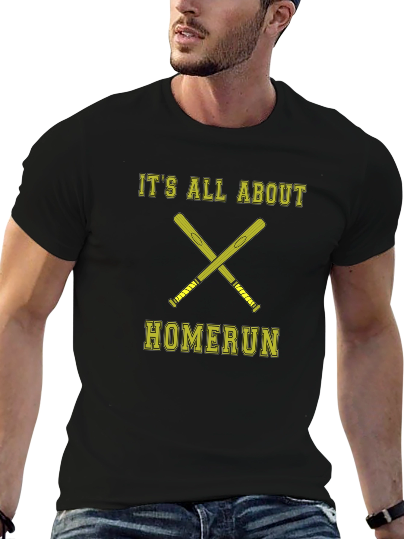 Homerun Baseball Graphic T-Shirt