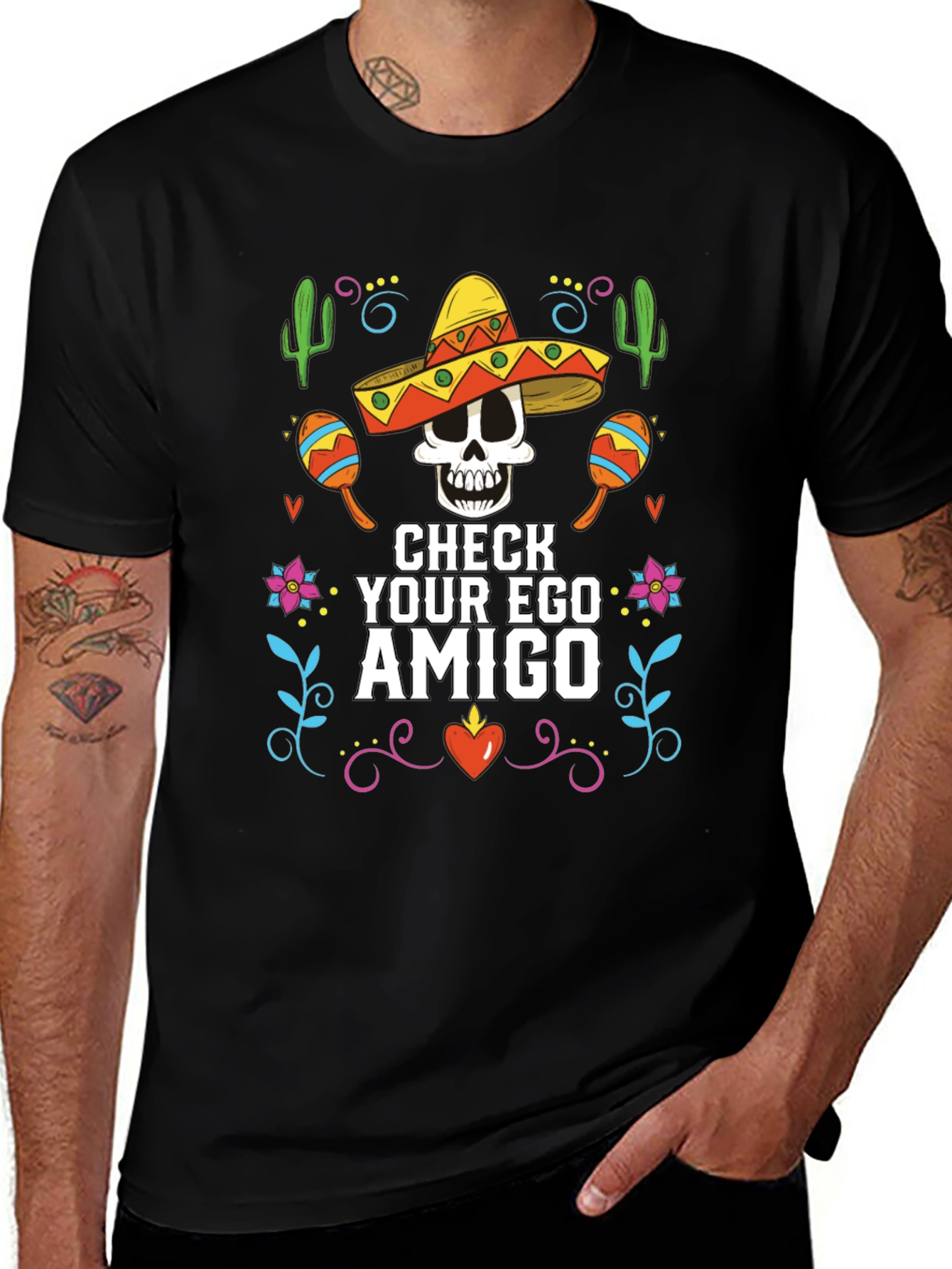 Check Your Ego Amigo T-Shirt - Cinco de Mayo