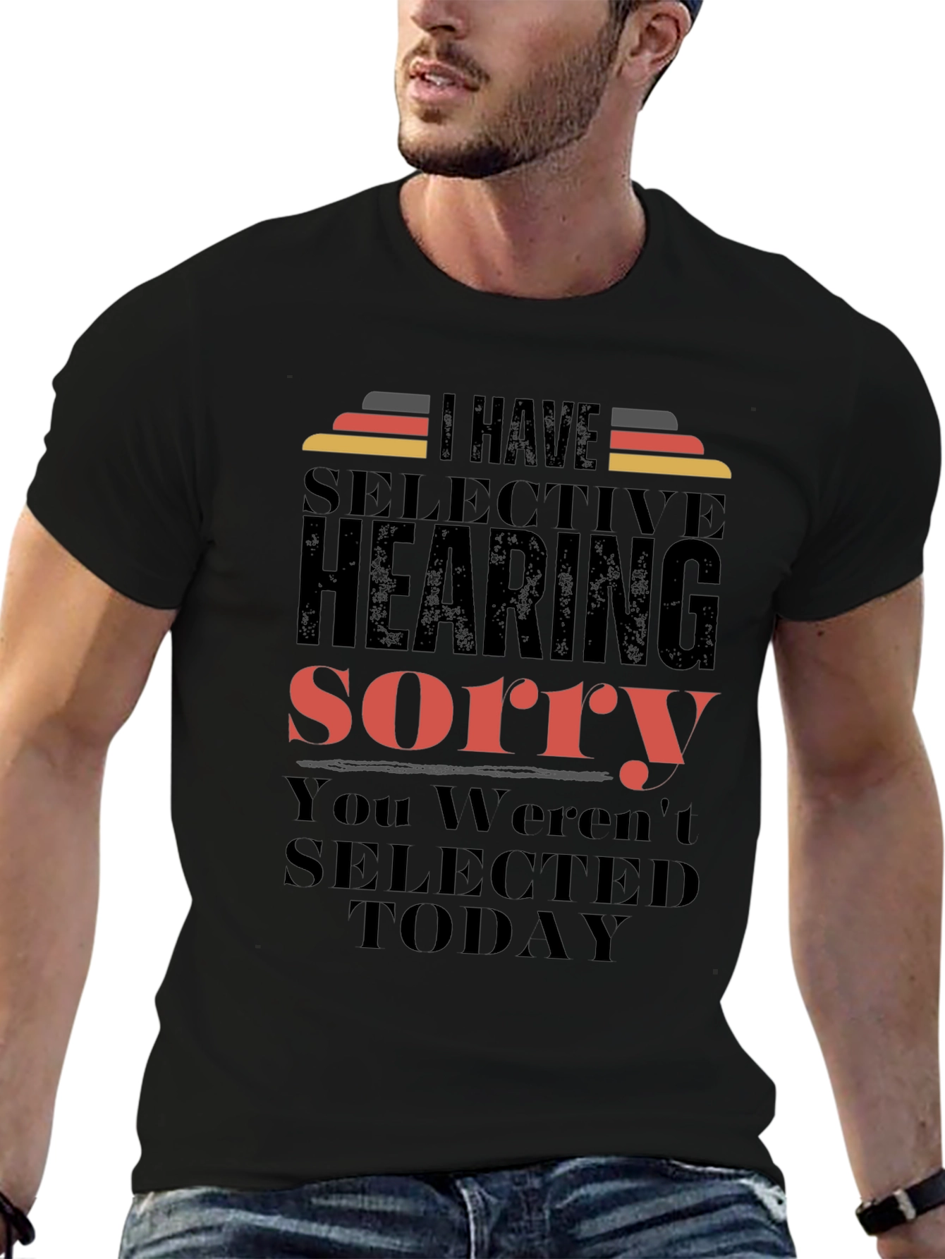 Selective Hearing T-Shirt - Funny Sarcastic Tee