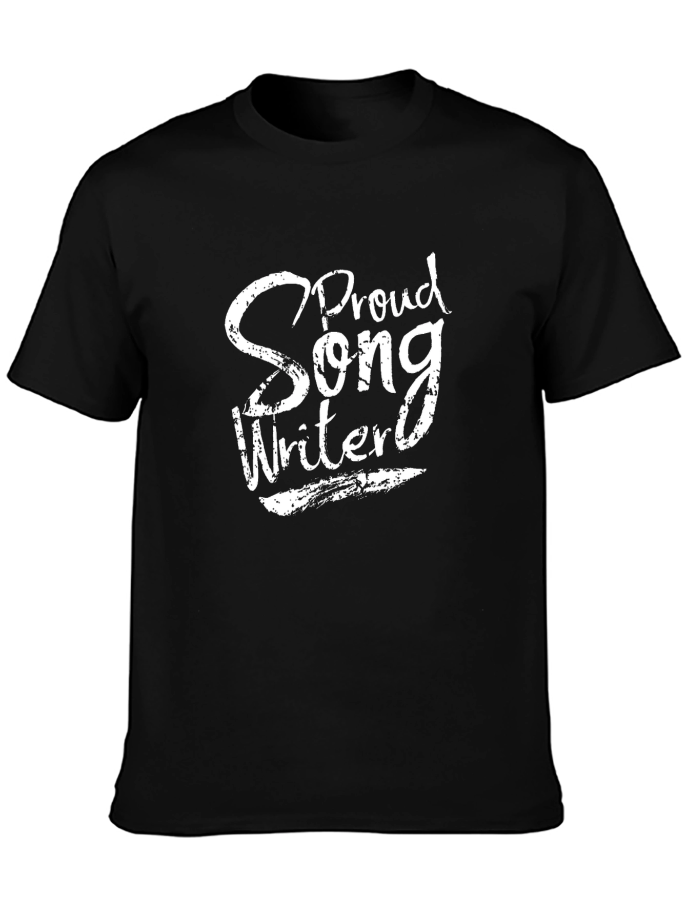 Proud Songwriter Black Graphic T-Shirt