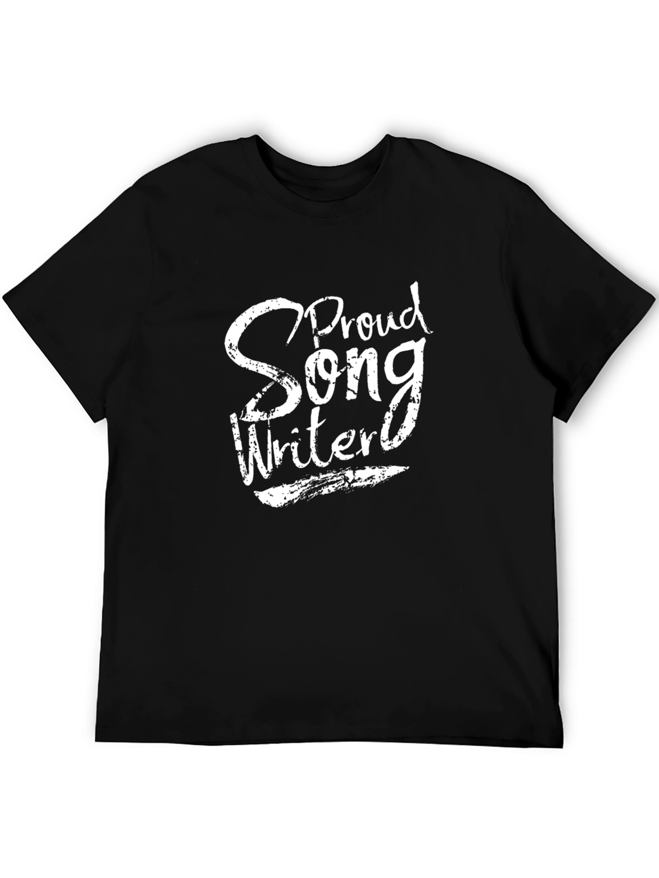 Proud Songwriter Black Graphic T-Shirt