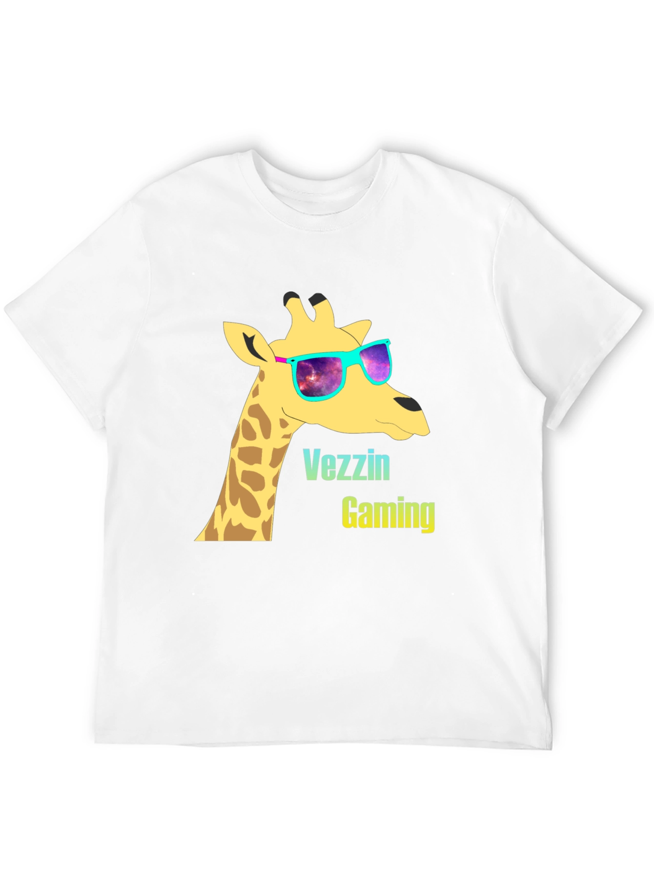 Vezzin Gaming Giraffe T-Shirt - Cool Graphic Tee
