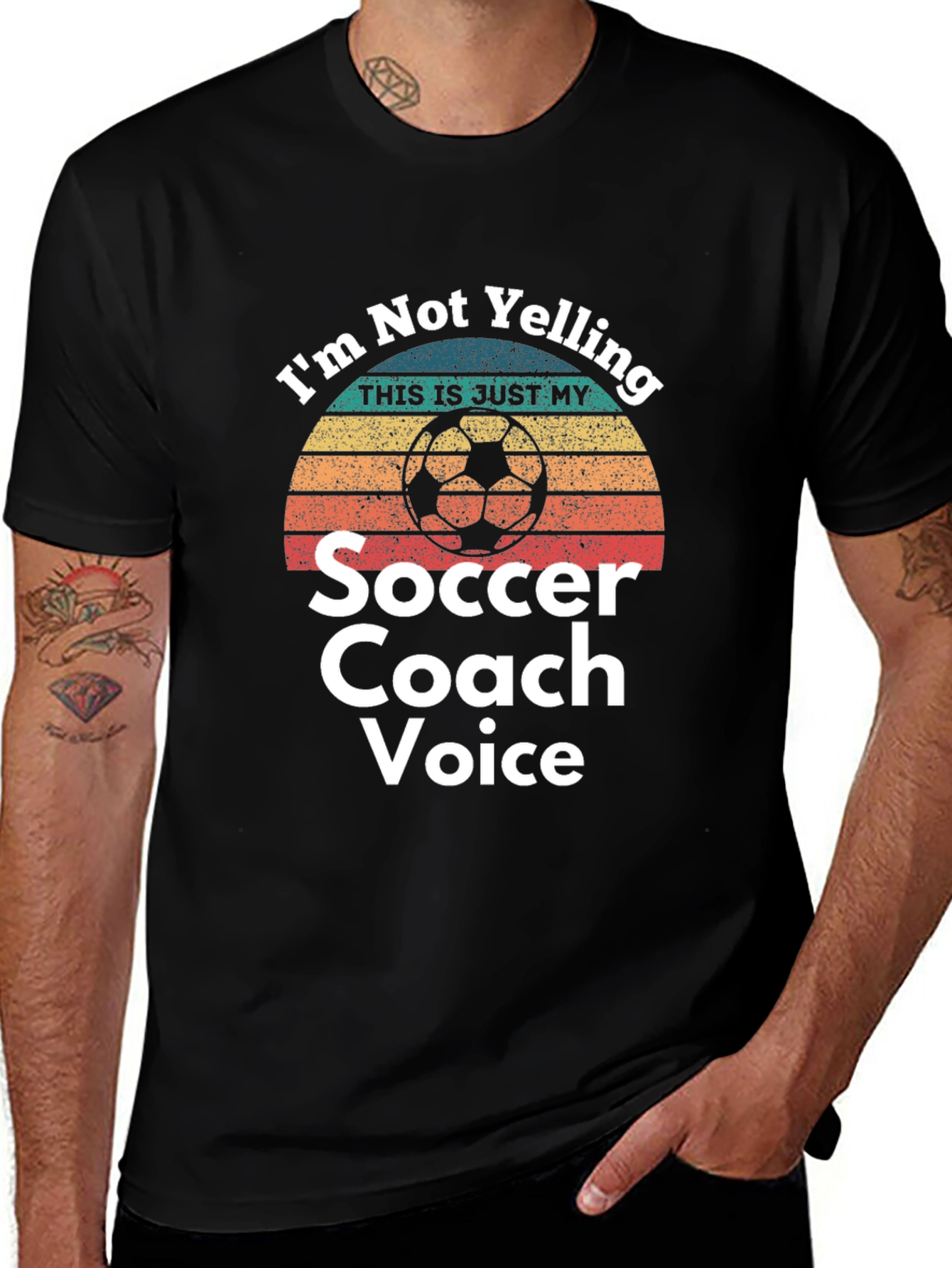 Soccer Coach Voice Graphic T-Shirt