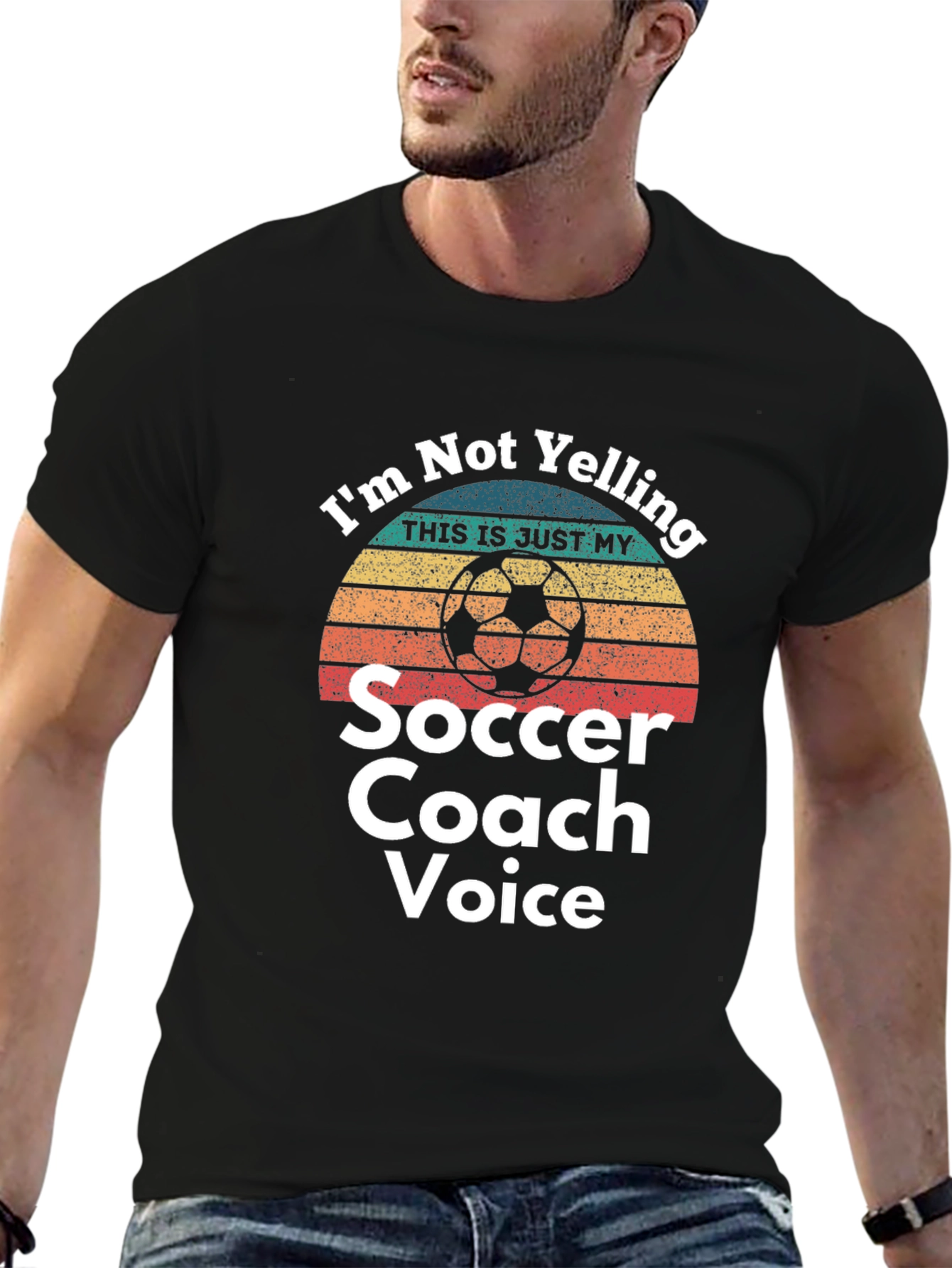 Soccer Coach Voice Graphic T-Shirt