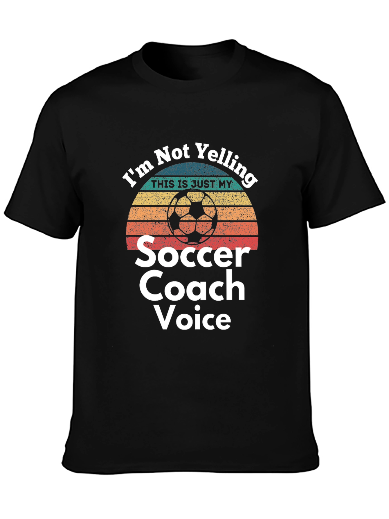 Soccer Coach Voice Graphic T-Shirt