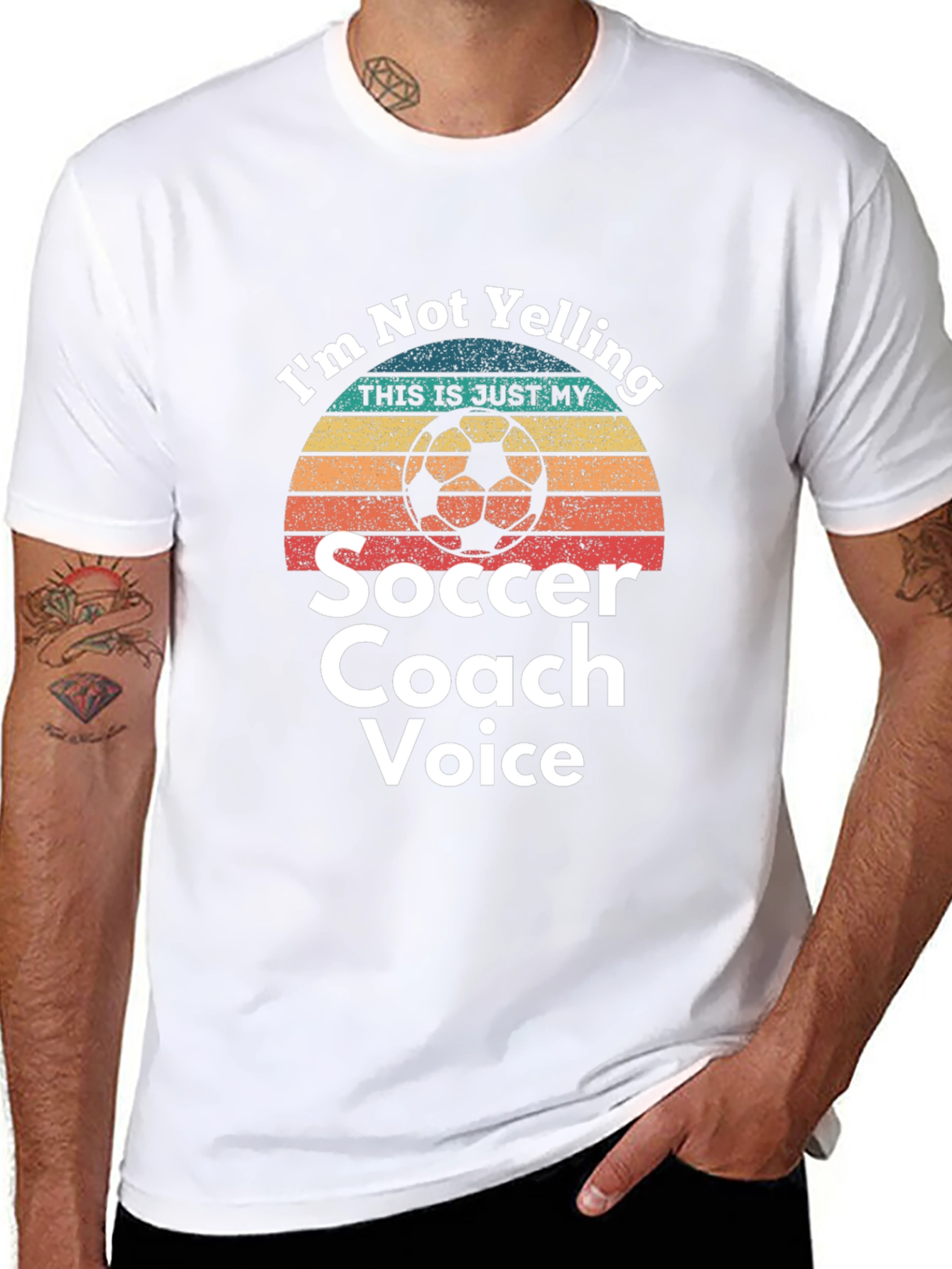 Soccer Coach Voice Graphic T-Shirt