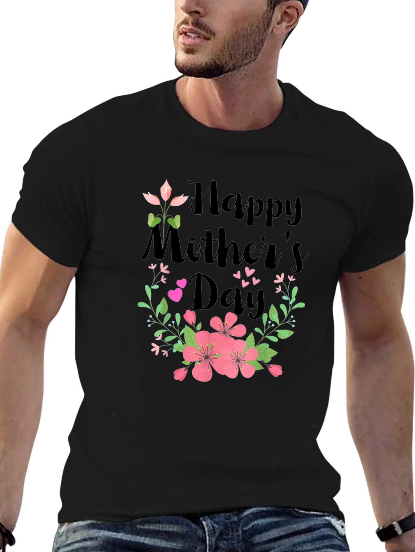 Happy Mothers Day Floral T-Shirt