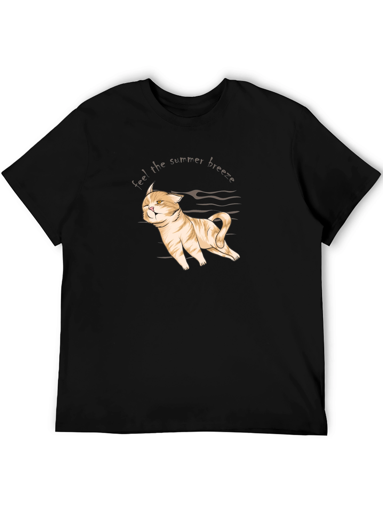 Summer Breeze Cat T-Shirt - Cute & Comfy