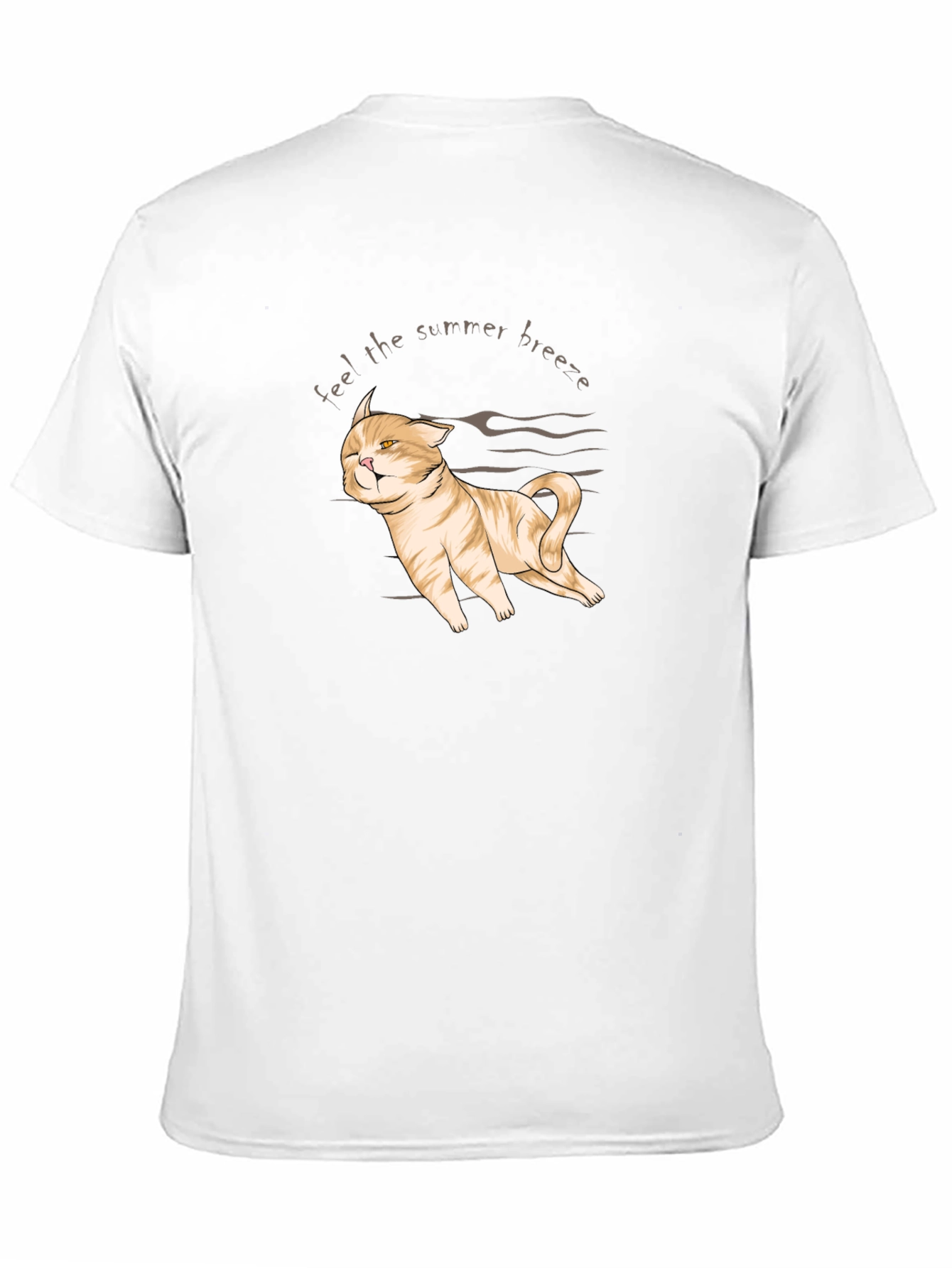 Summer Breeze Cat T-Shirt - Cute & Comfy