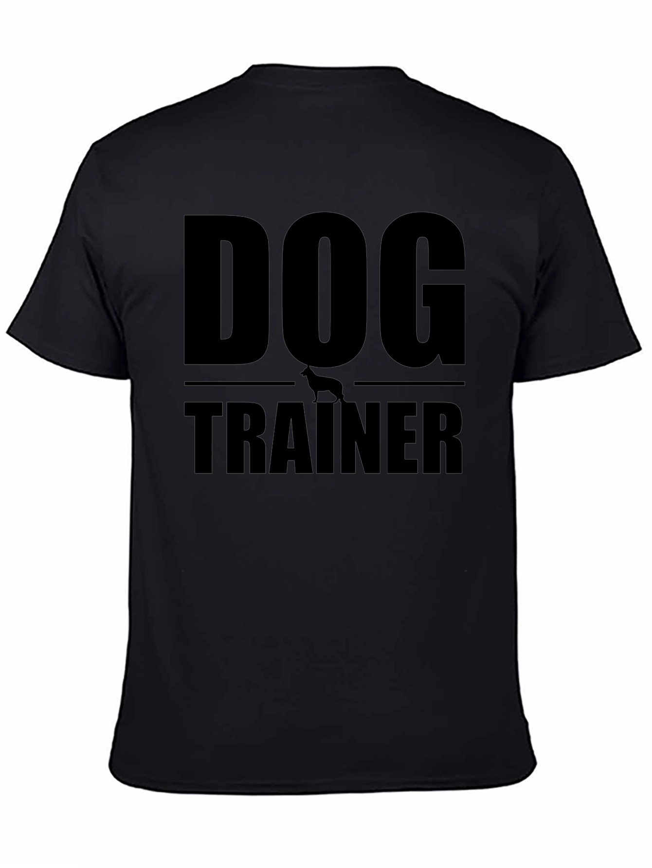 Dog Trainer T-Shirt - Black - Mens