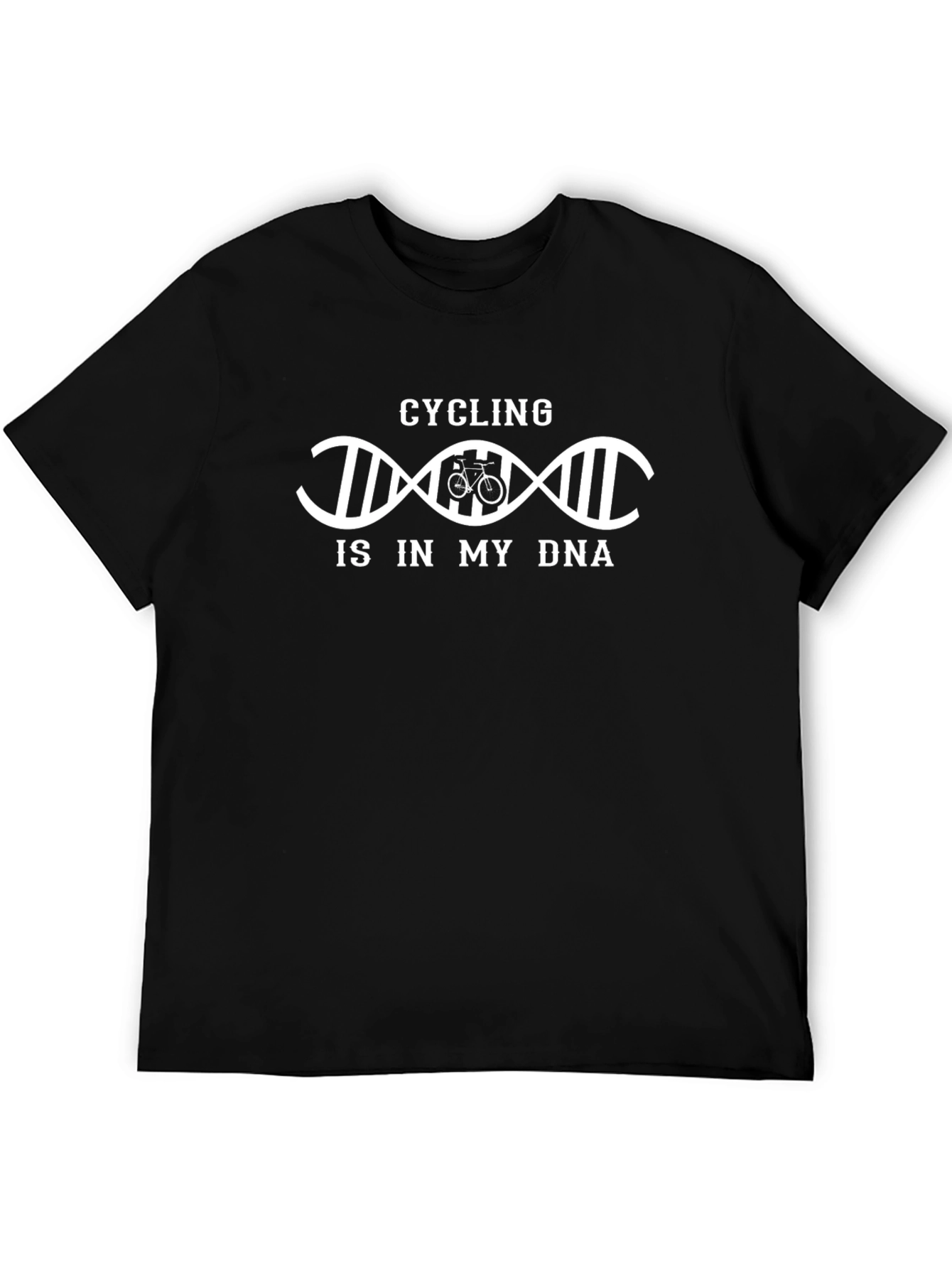 Cycling DNA T-Shirt - Black