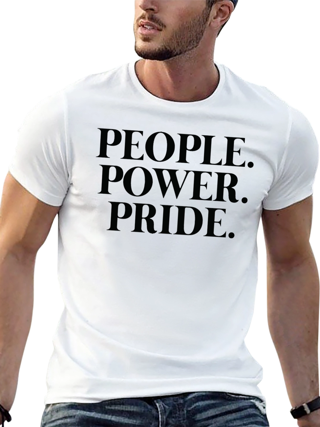 People Power Pride Graphic Tee - Black