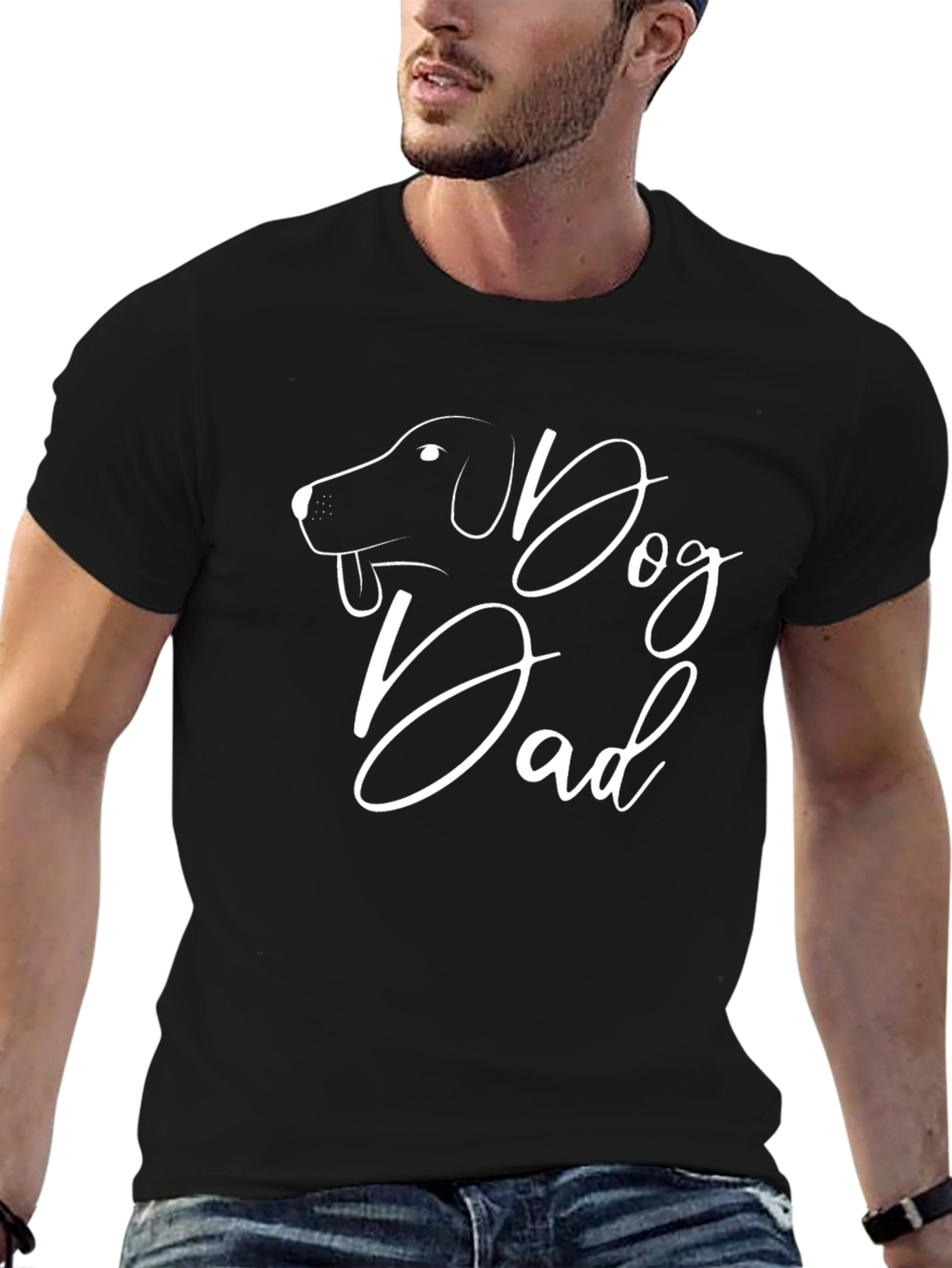 Dog Dad T-Shirt - Mens Casual Tee