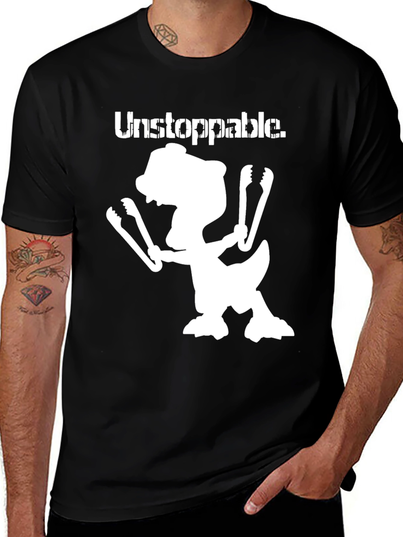 Unstoppable T-Rex BBQ Master T-Shirt