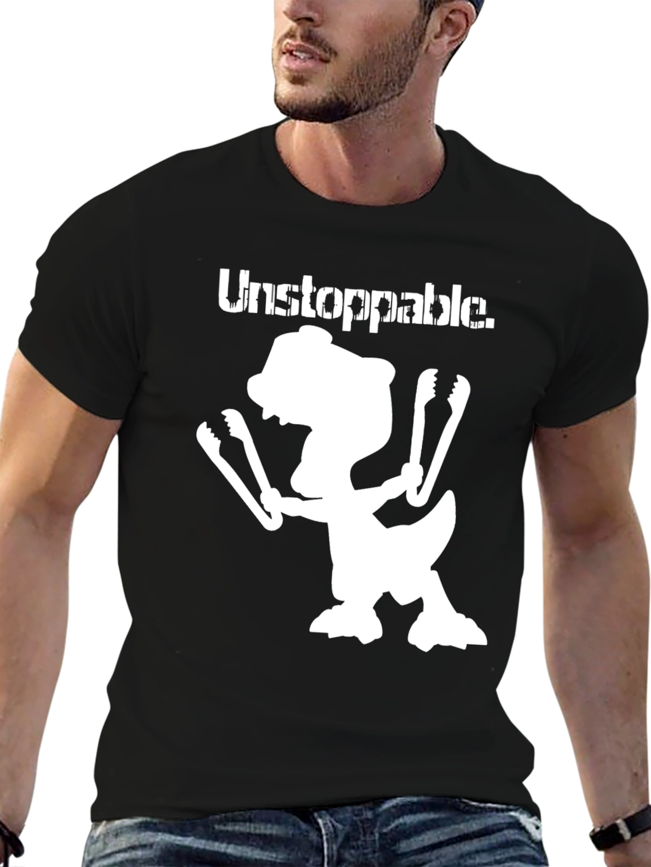 Unstoppable T-Rex BBQ Master T-Shirt