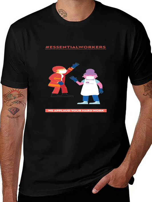 Essential Workers Graphic Tee - Show Your Support!