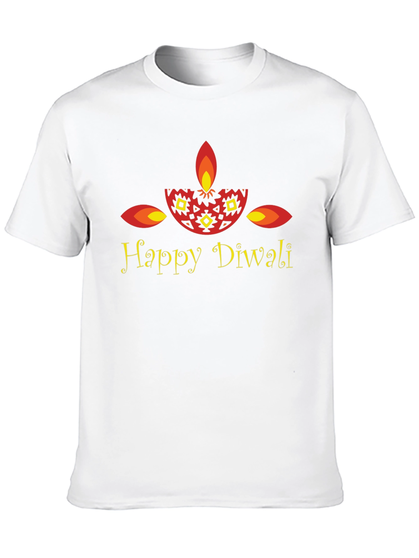 Happy Diwali Black T-Shirt