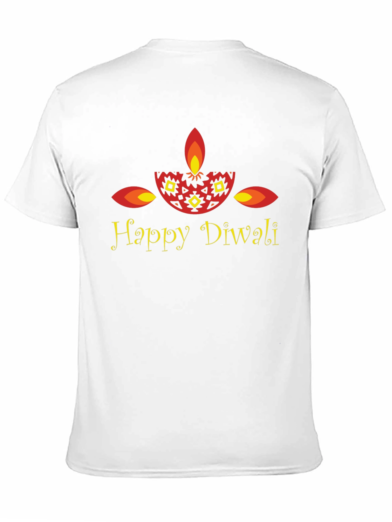 Happy Diwali Black T-Shirt