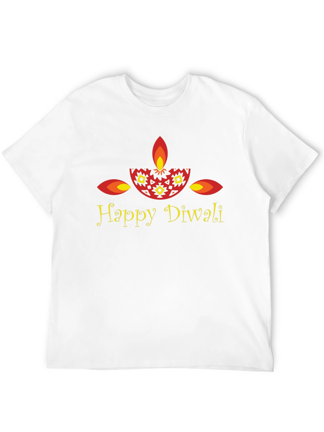 Happy Diwali Black T-Shirt