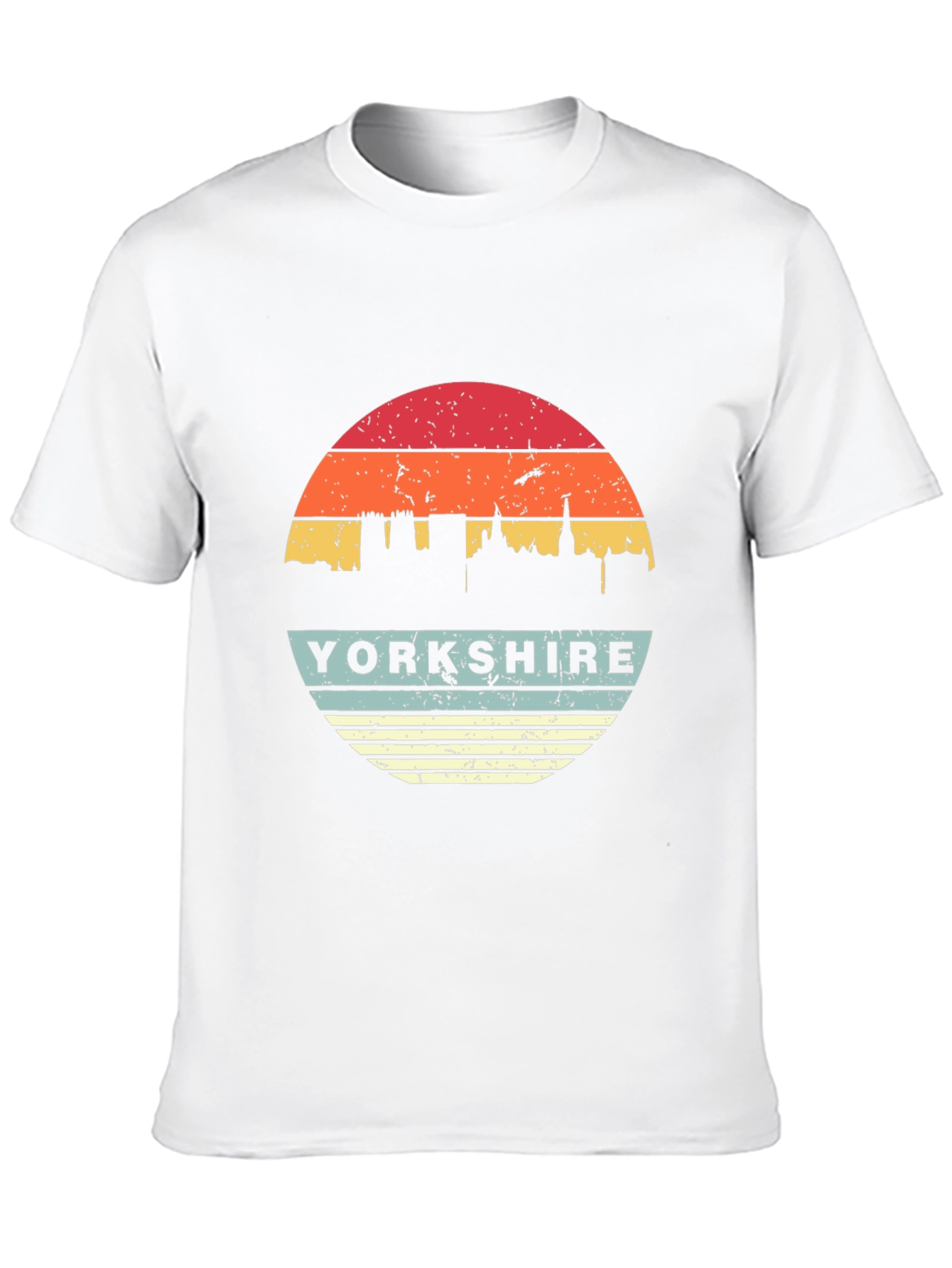 Yorkshire Retro Sunset Graphic T-Shirt
