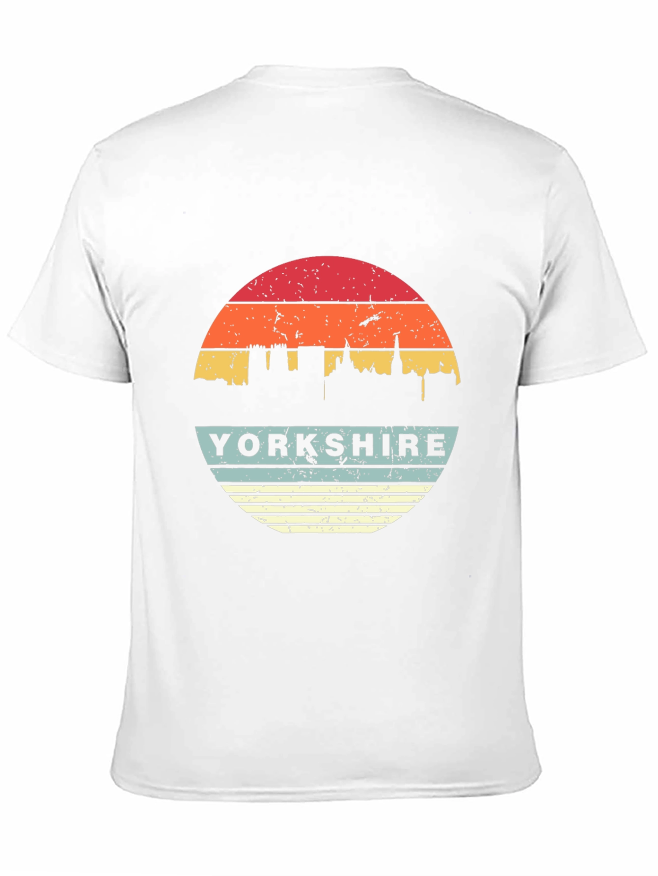 Yorkshire Retro Sunset Graphic T-Shirt