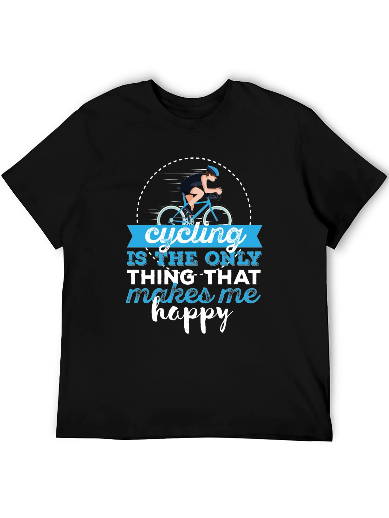 Cycling Makes Me Happy T-Shirt
