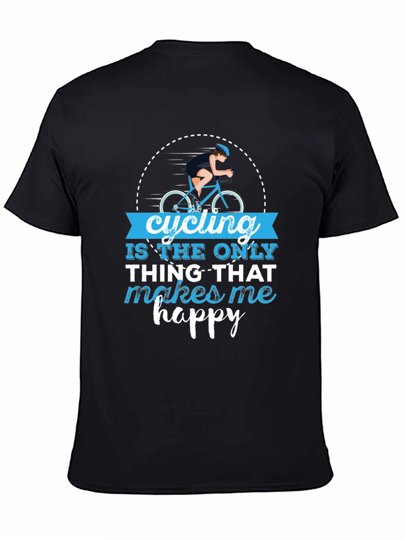 Cycling Makes Me Happy T-Shirt
