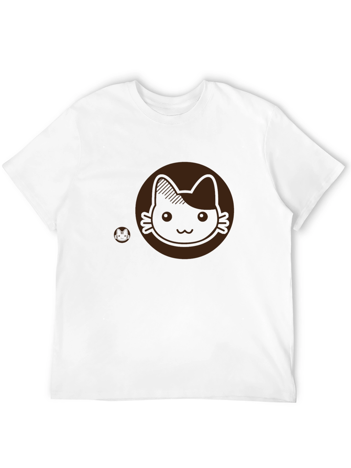 Cute Cat Graphic Tee - Soft Cotton Blend