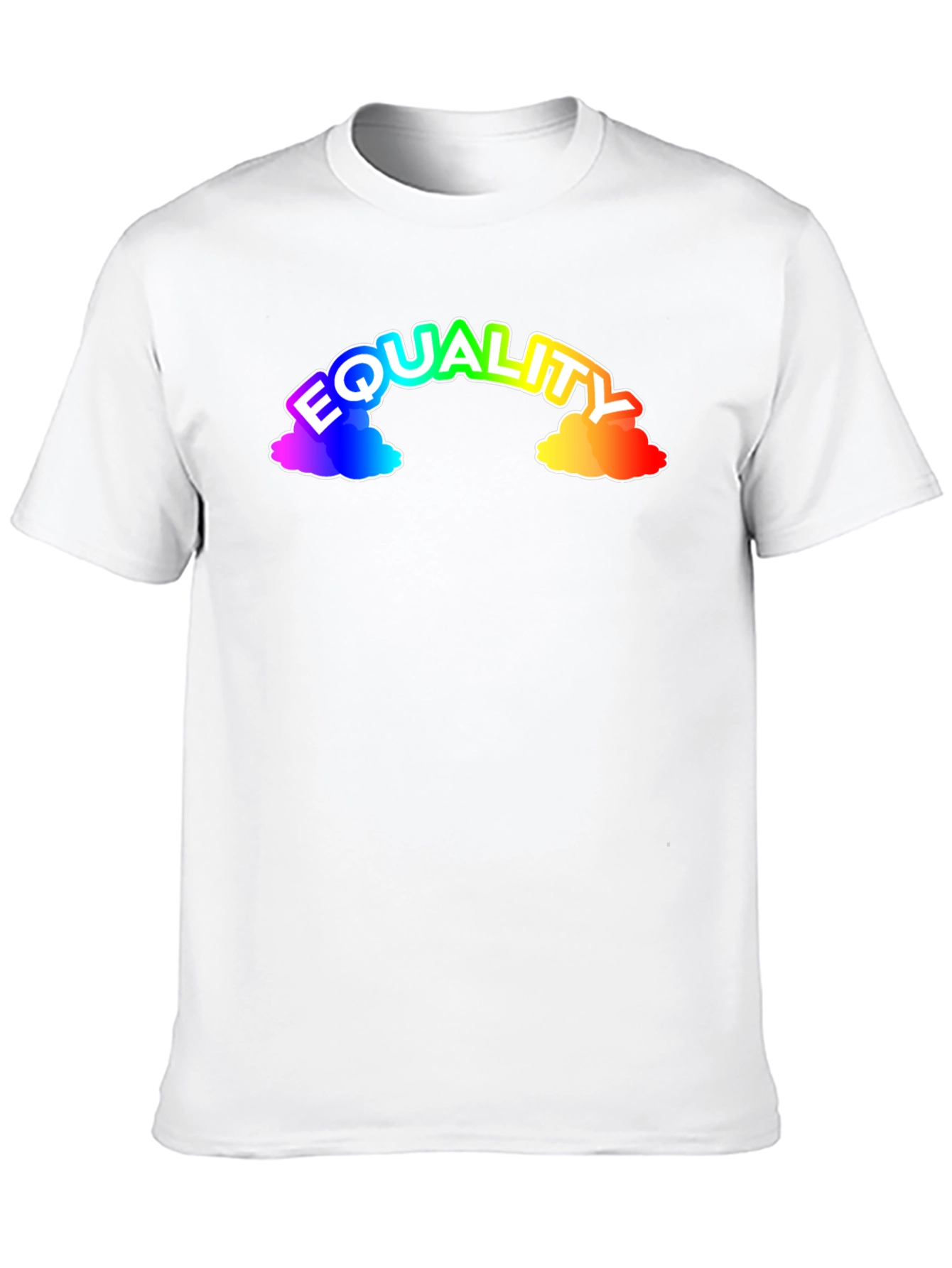 Equality Rainbow Graphic Tee - Black