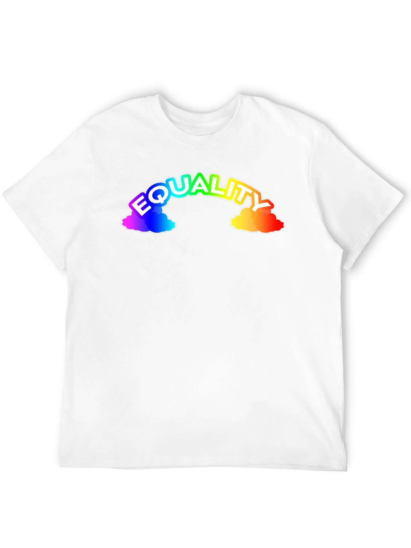 Equality Rainbow Graphic Tee - Black