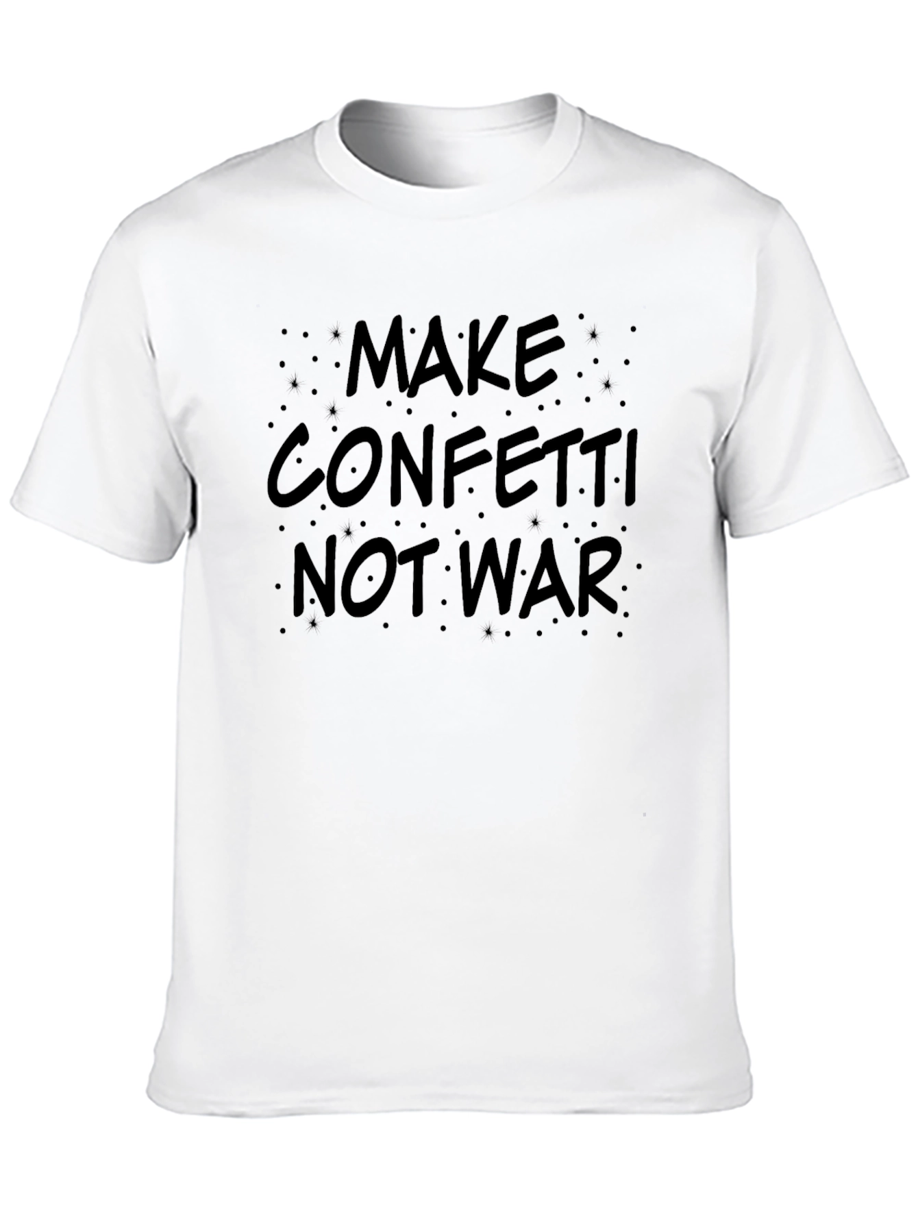 Make Confetti Not War Graphic Tee