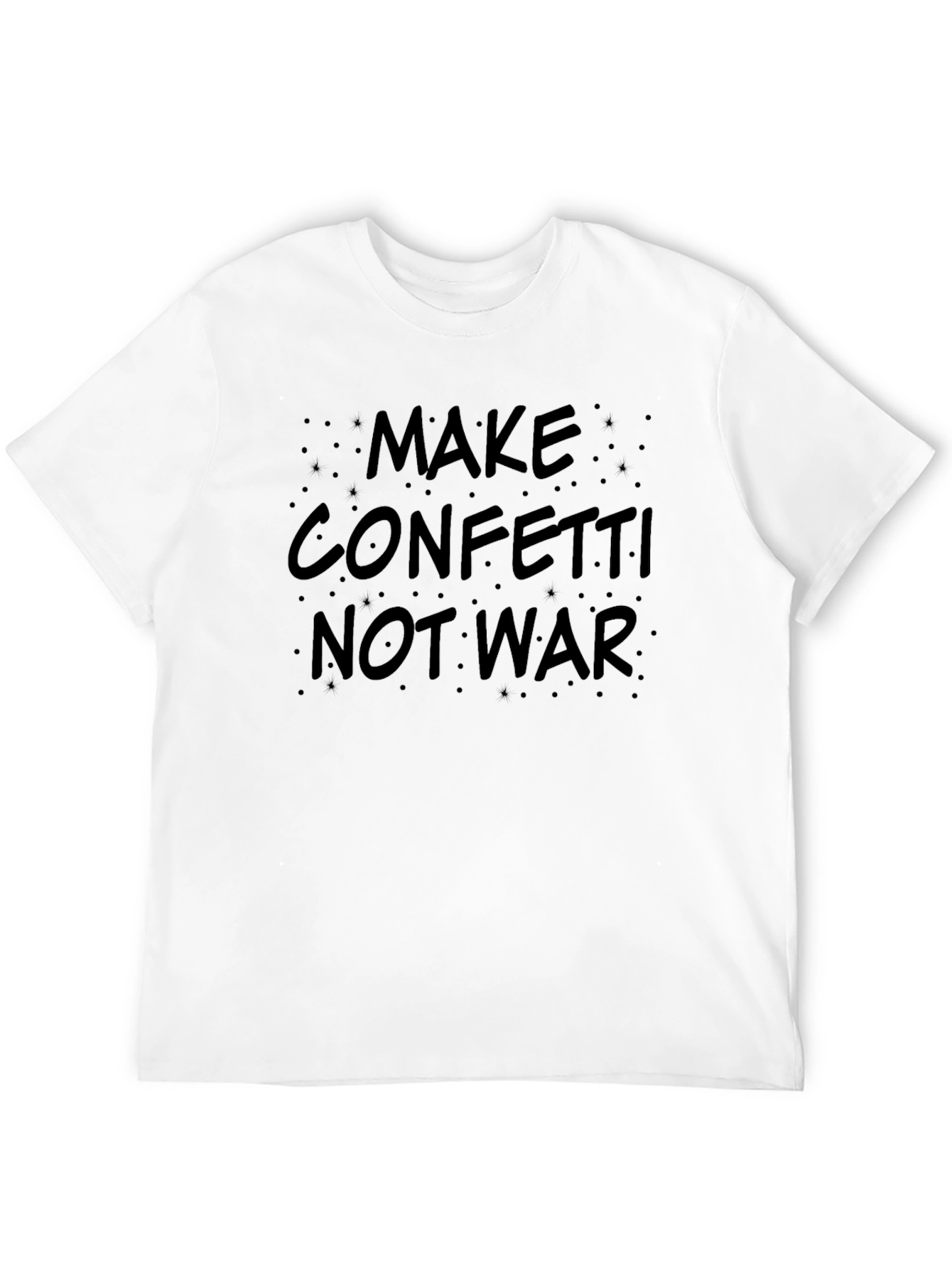Make Confetti Not War Graphic Tee