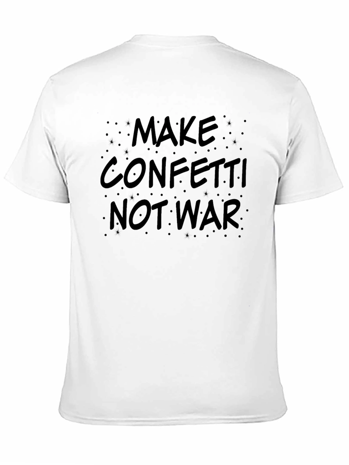 Make Confetti Not War Graphic Tee